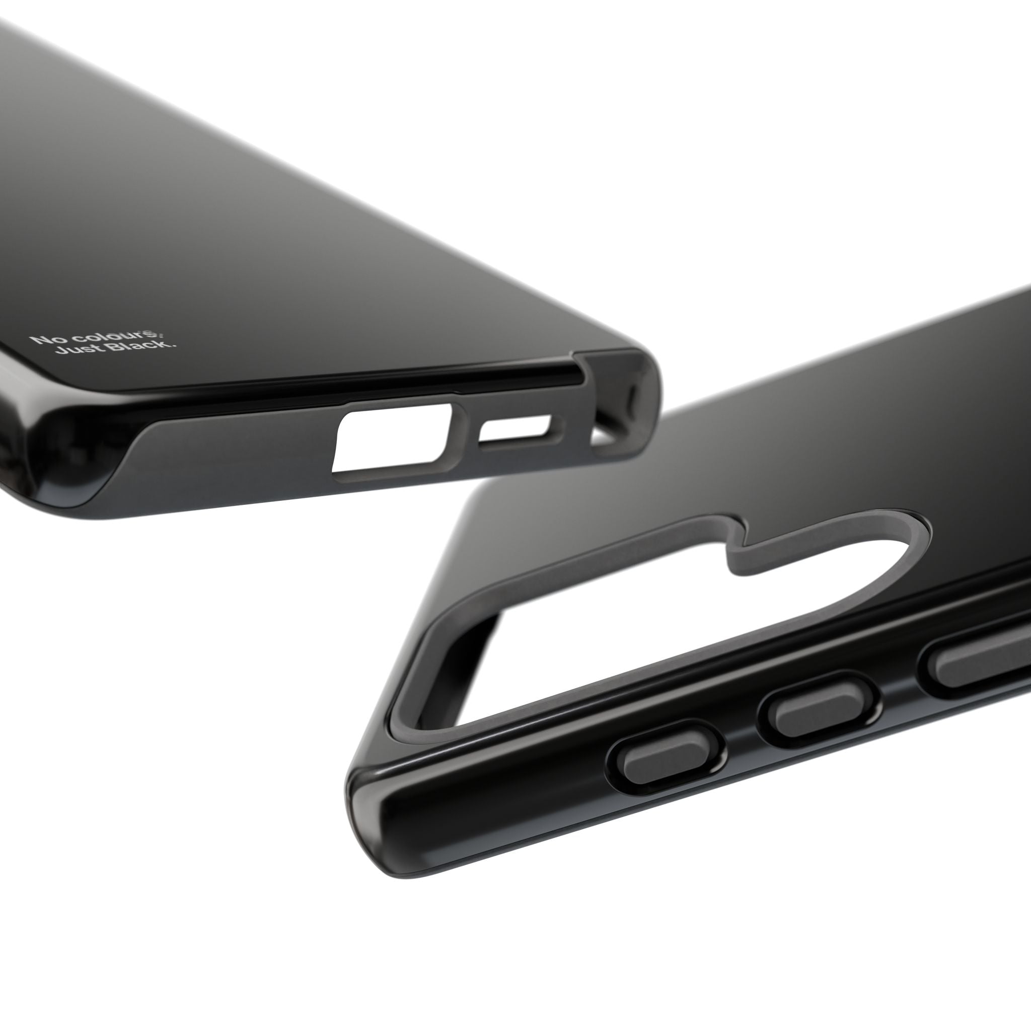 Minimalist Black Phone Case - INALLBLACK