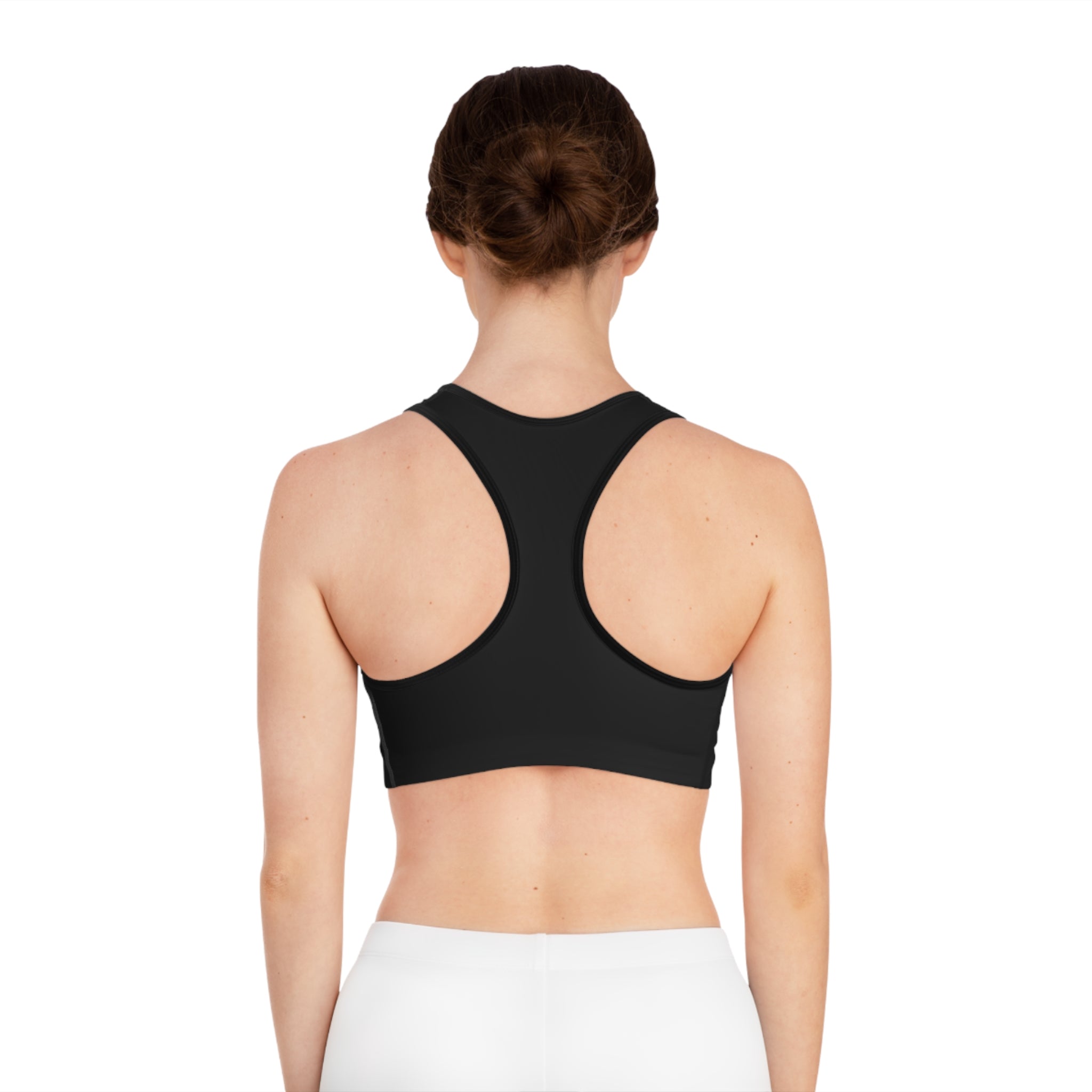 Minimalist Sports Bra - 'No Colours. Just Black.'  - INALLBLACK