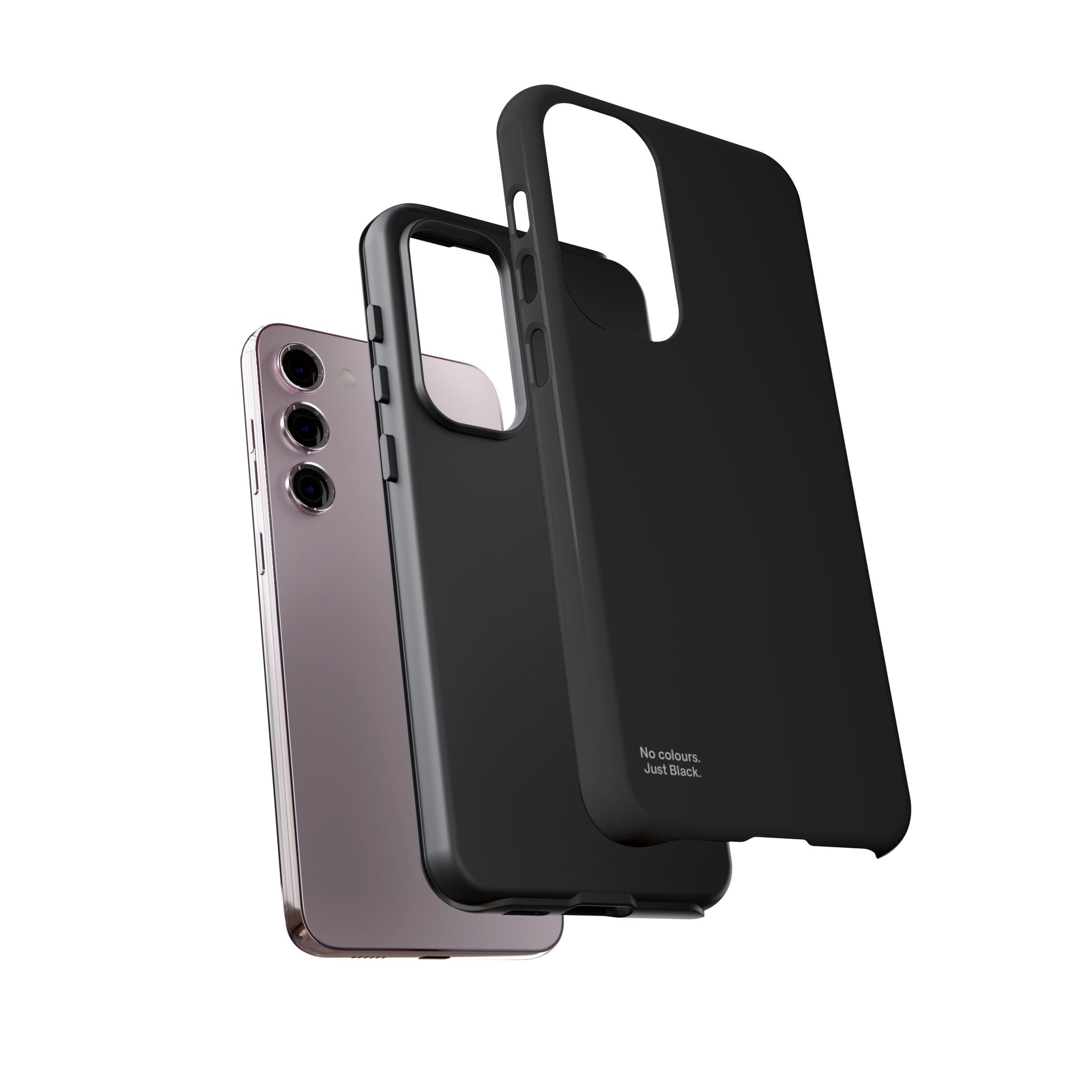 Minimalist Black Phone Case - INALLBLACK
