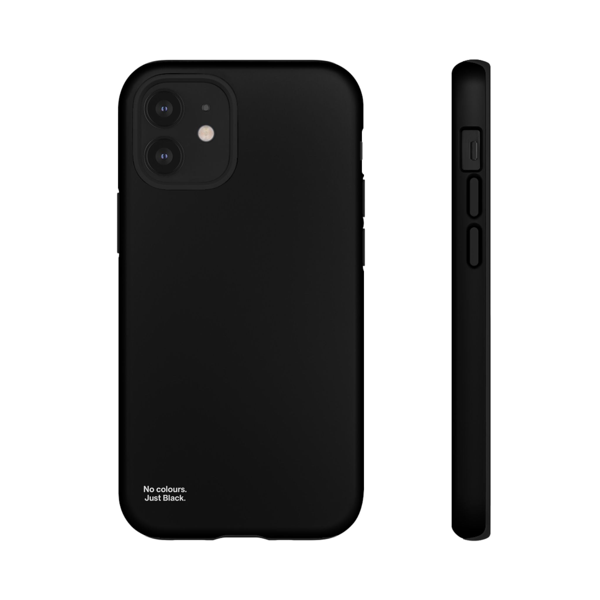 Minimalist Black Phone Case - INALLBLACK