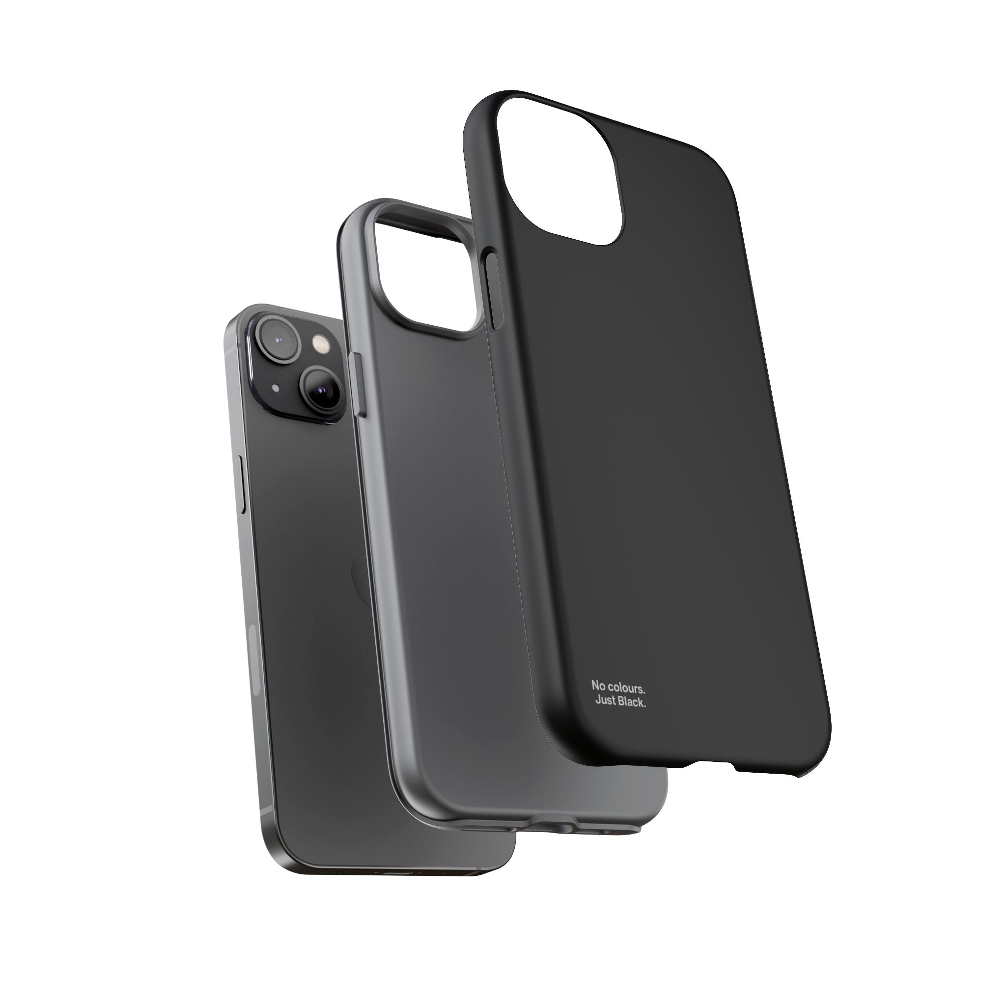 Minimalist Black Phone Case - INALLBLACK