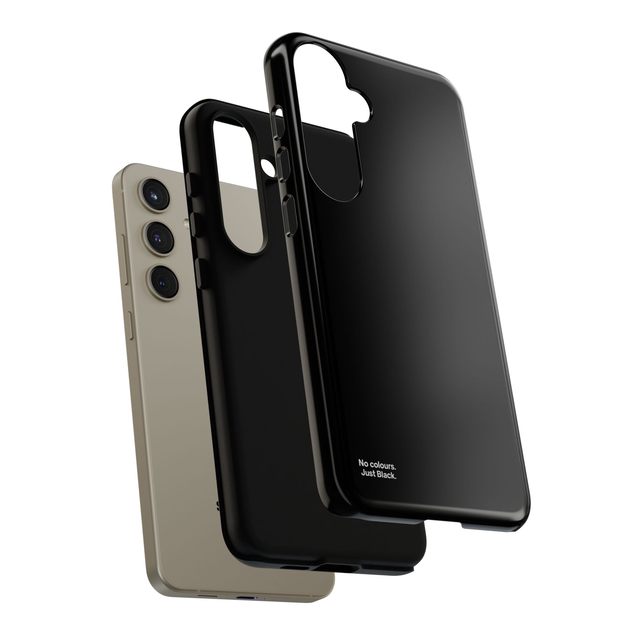 Minimalist Black Phone Case - INALLBLACK