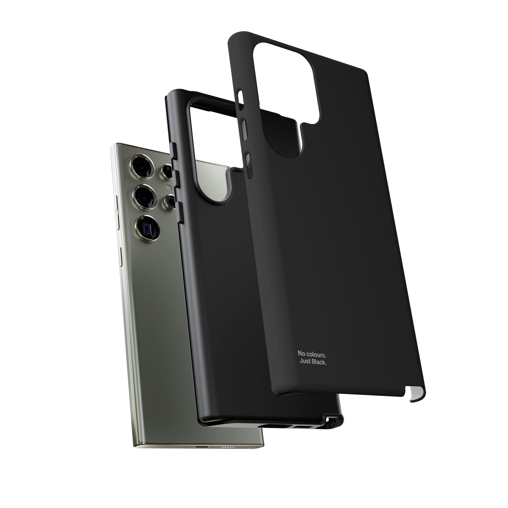 Minimalist Black Phone Case - INALLBLACK
