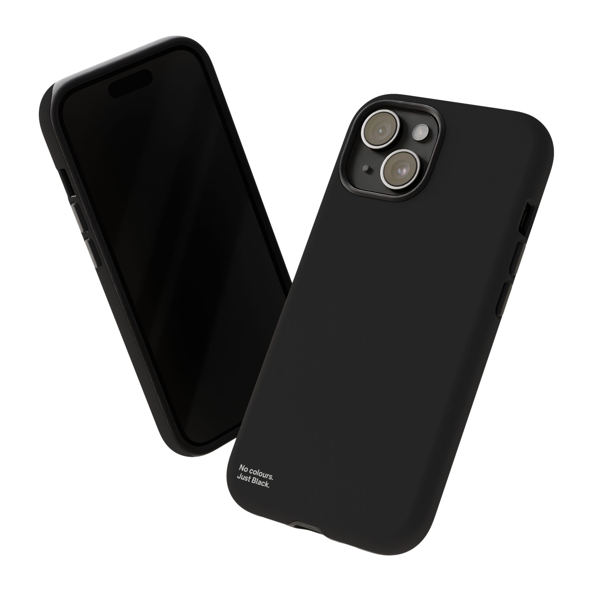 Minimalist Black Phone Case - INALLBLACK