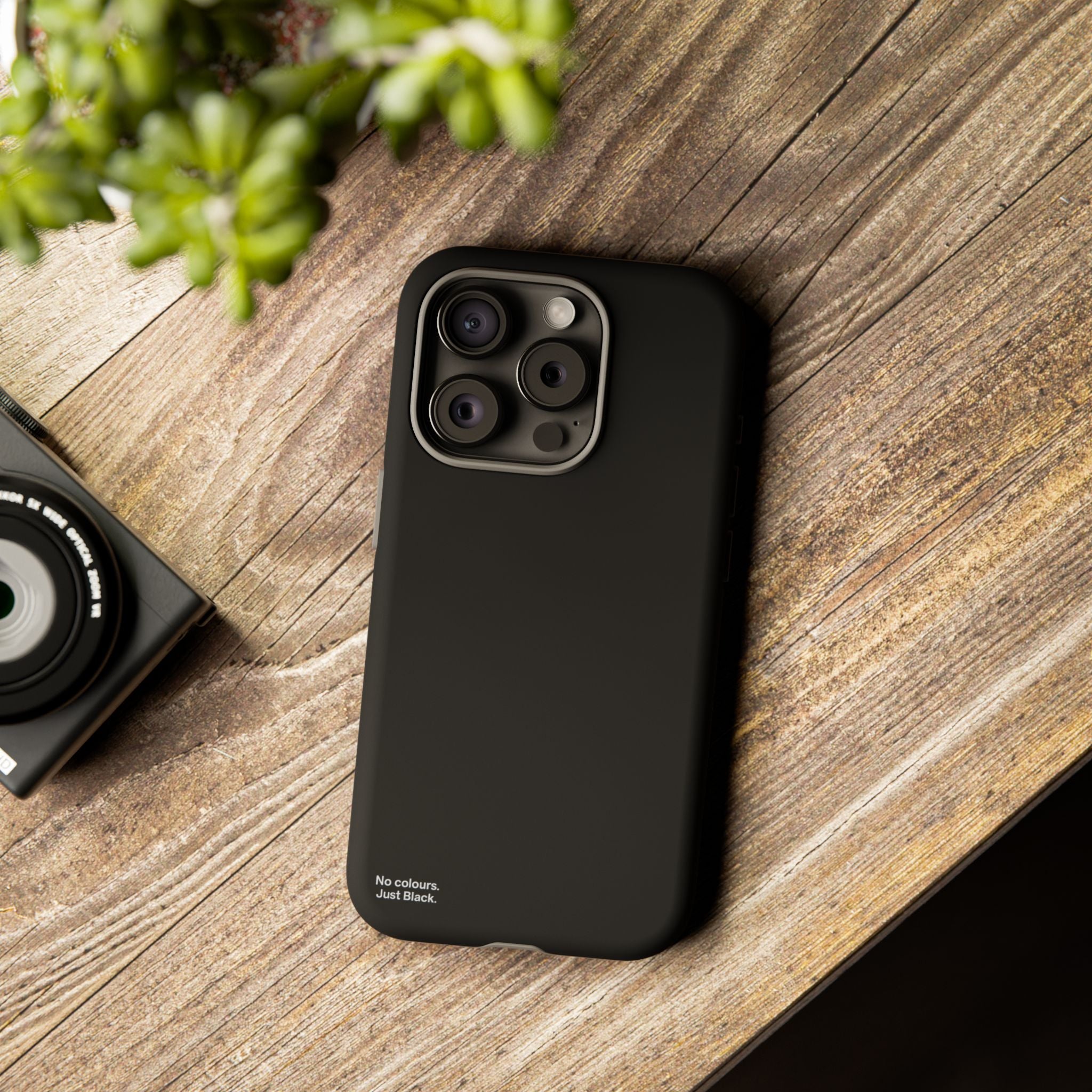 Minimalist Black Phone Case - INALLBLACK