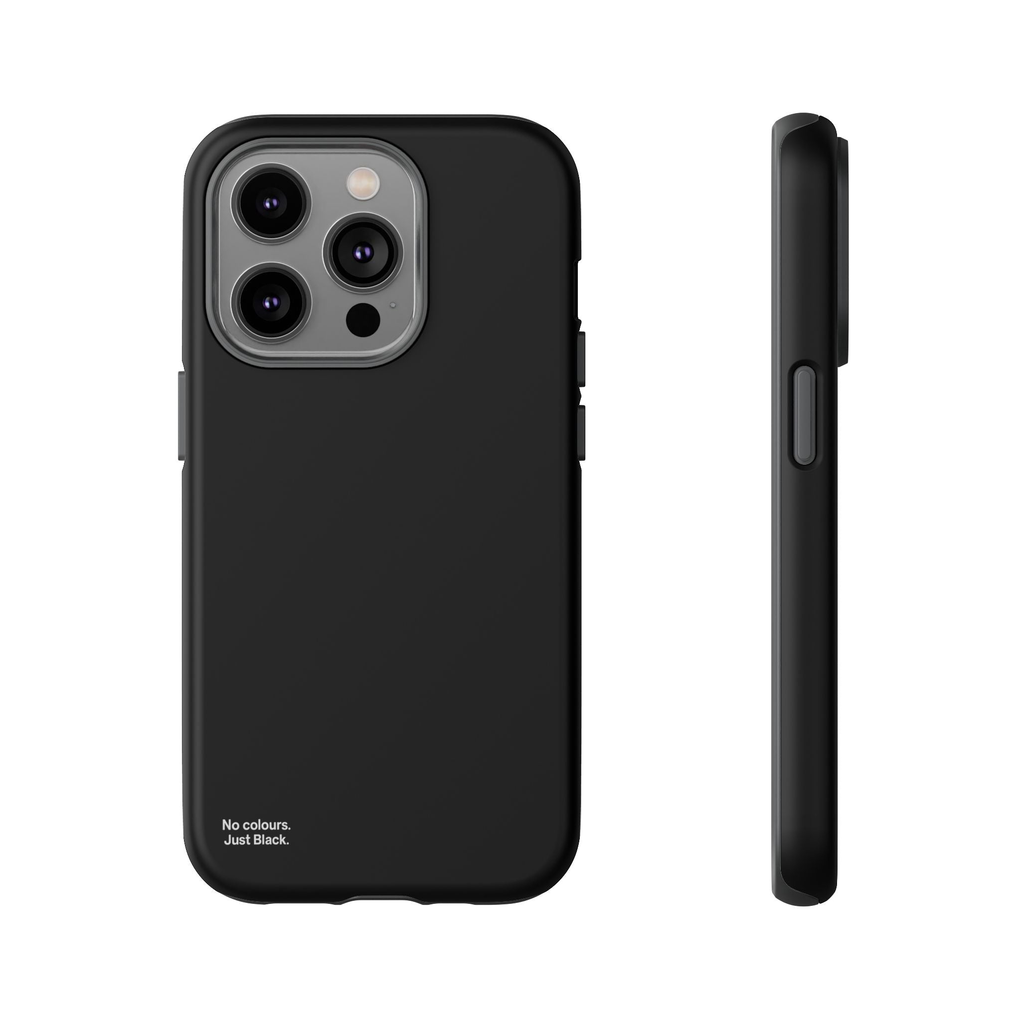 Minimalist Black Phone Case - INALLBLACK