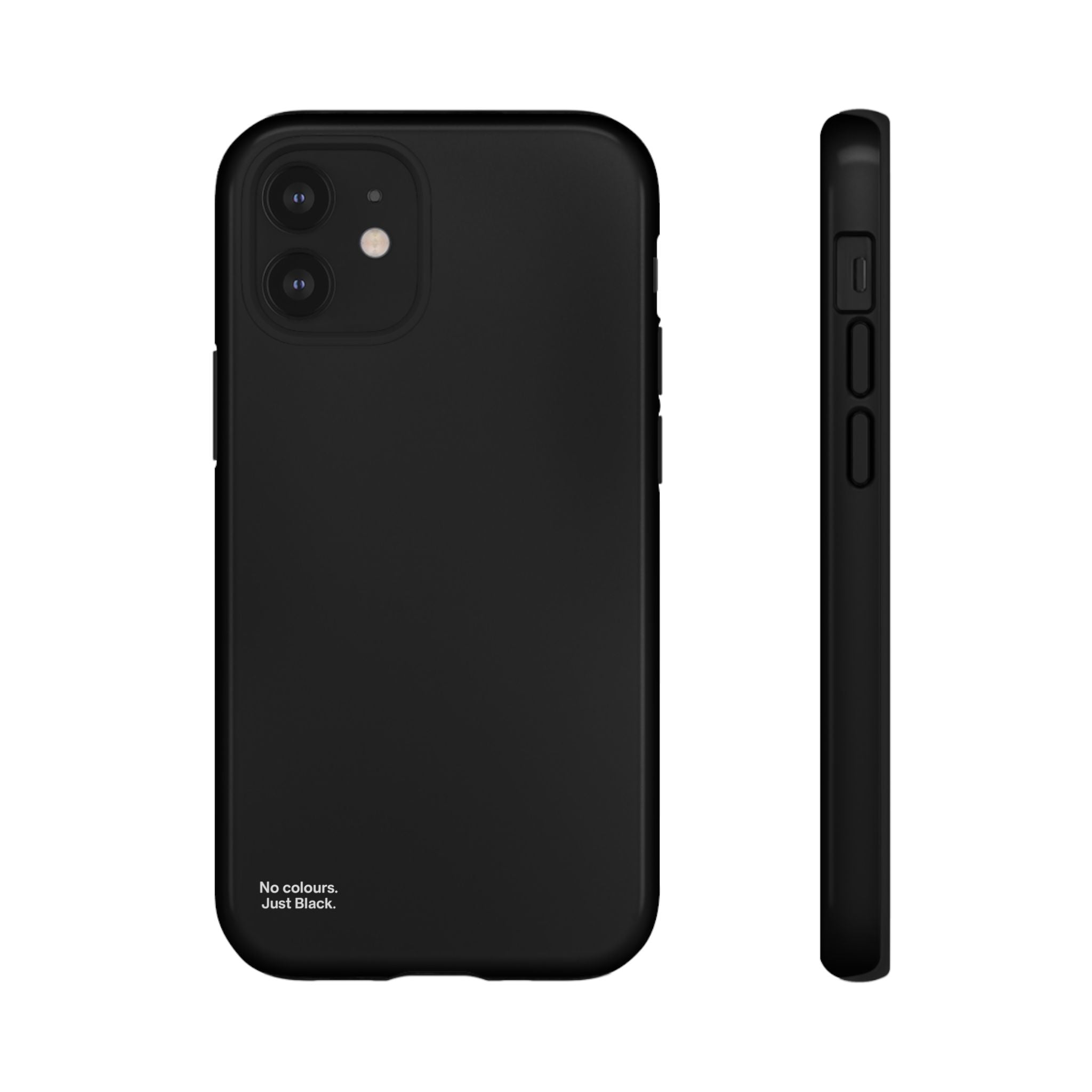 Minimalist Black Phone Case - INALLBLACK