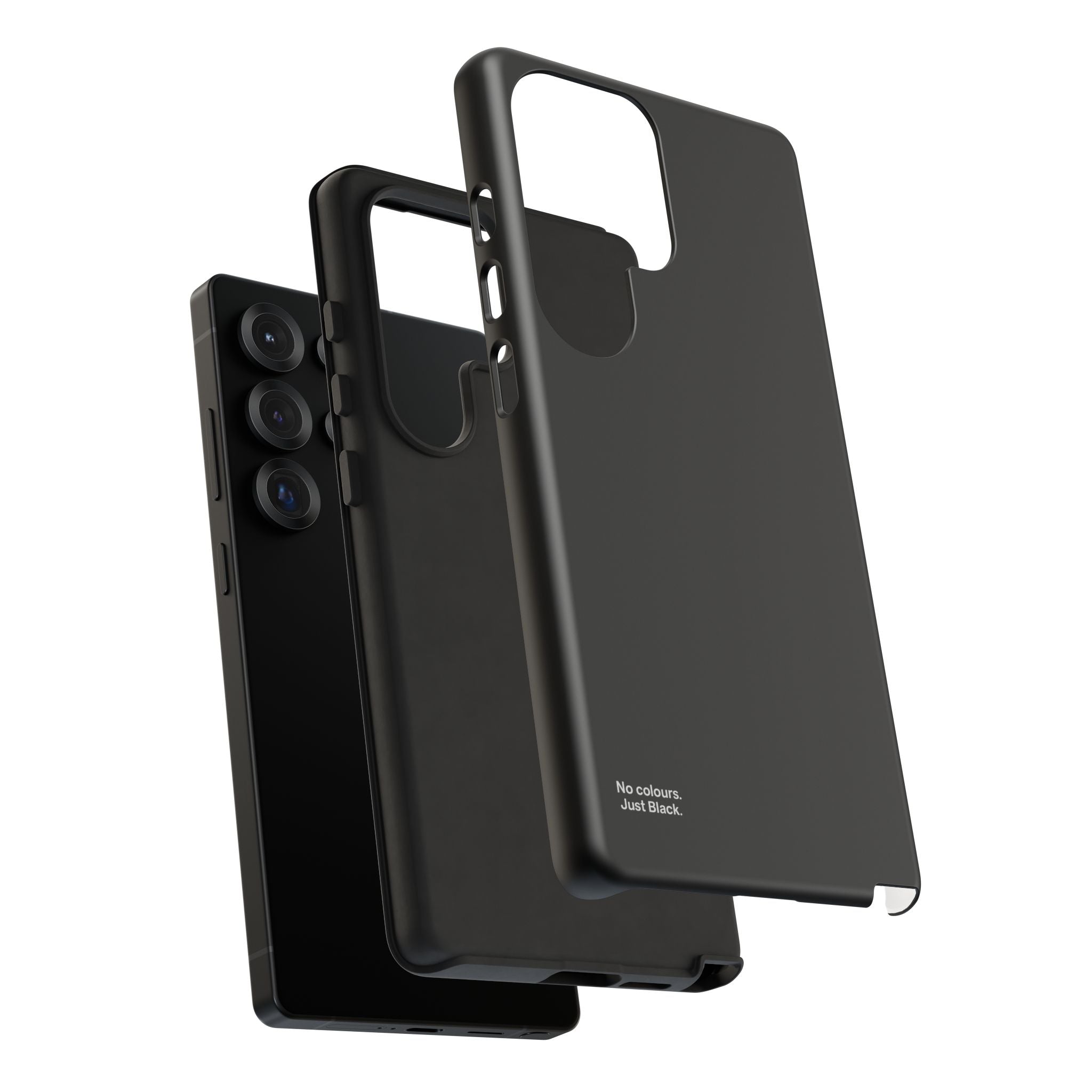 Minimalist Black Phone Case - INALLBLACK