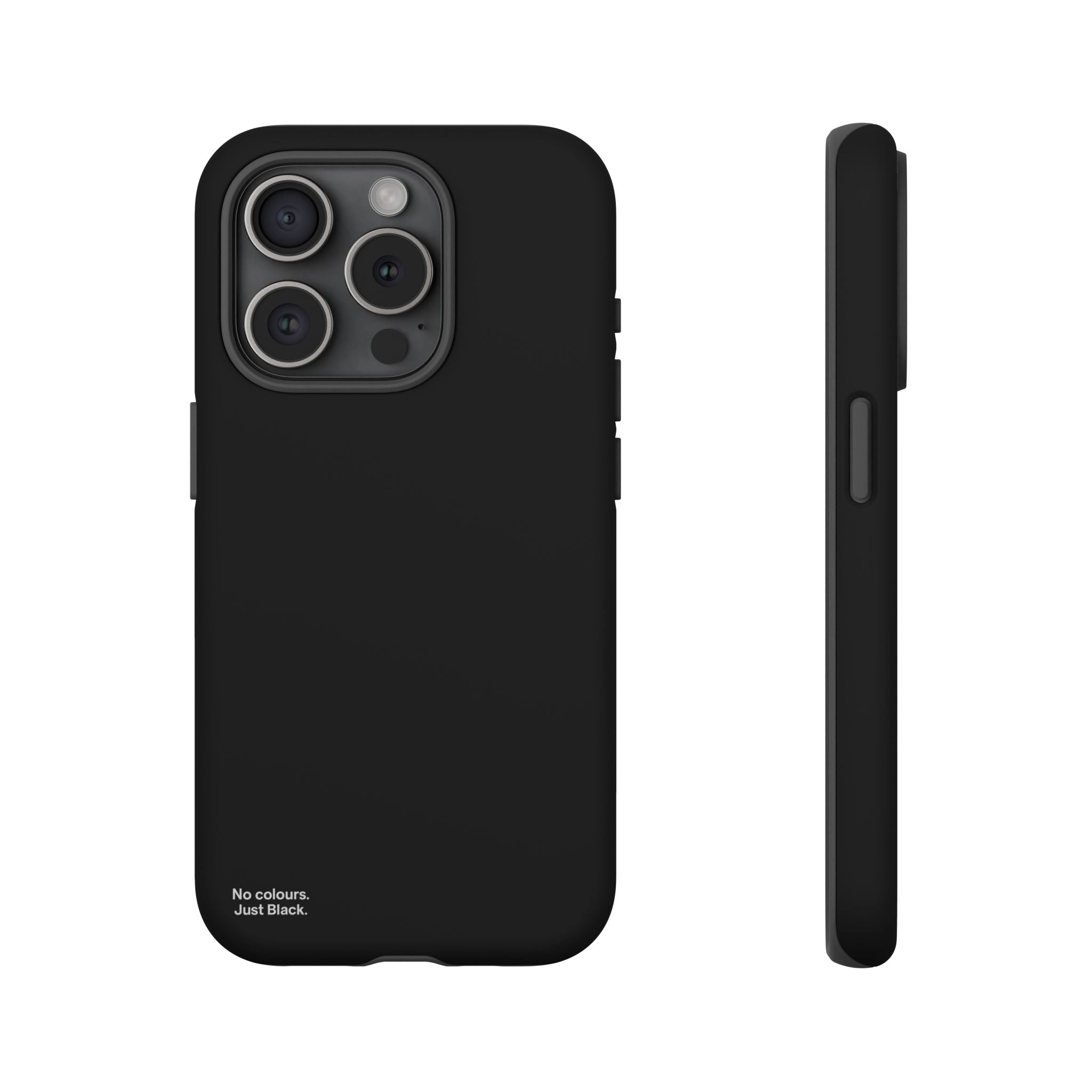 Minimalist Black Phone Case - INALLBLACK