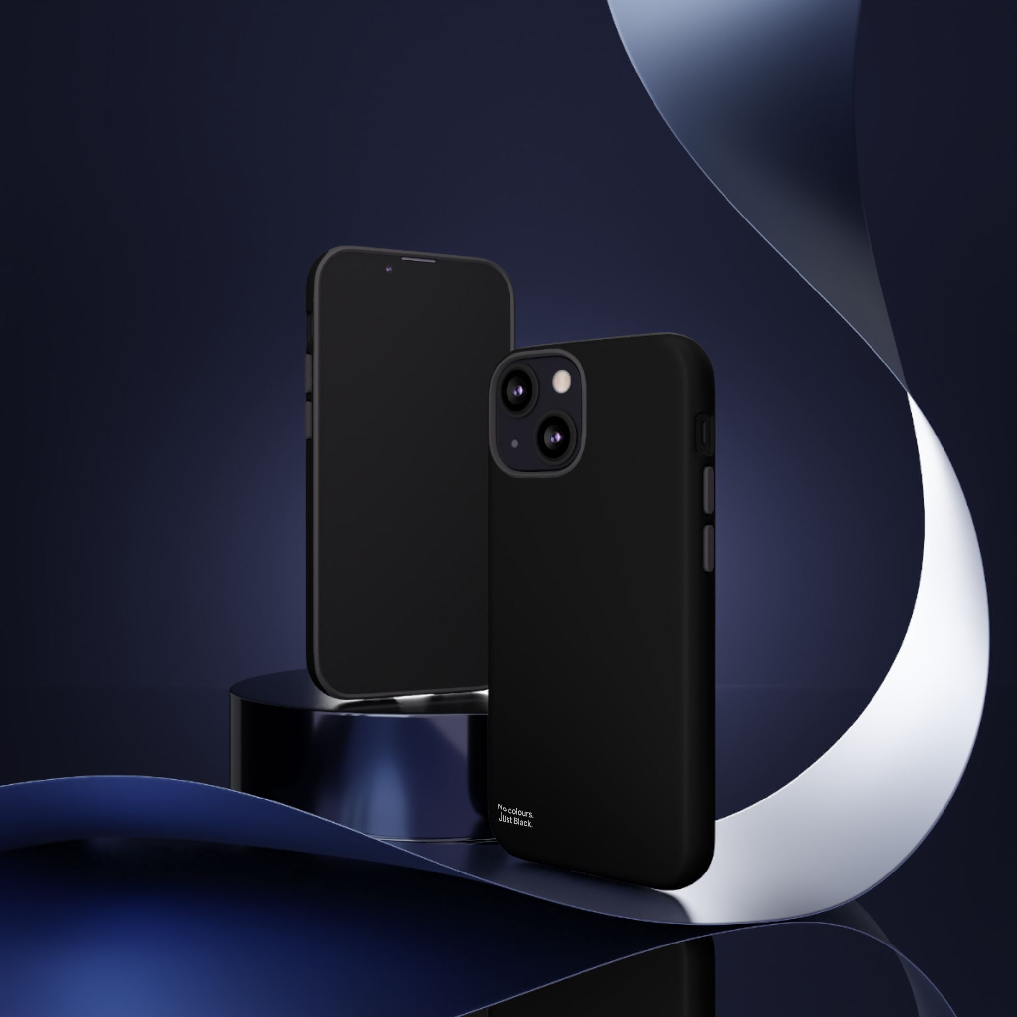 Minimalist Black Phone Case - INALLBLACK