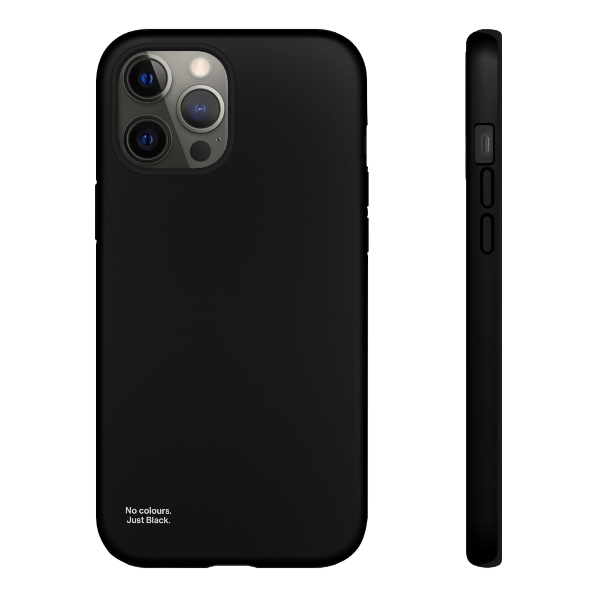 Minimalist Black Phone Case - INALLBLACK