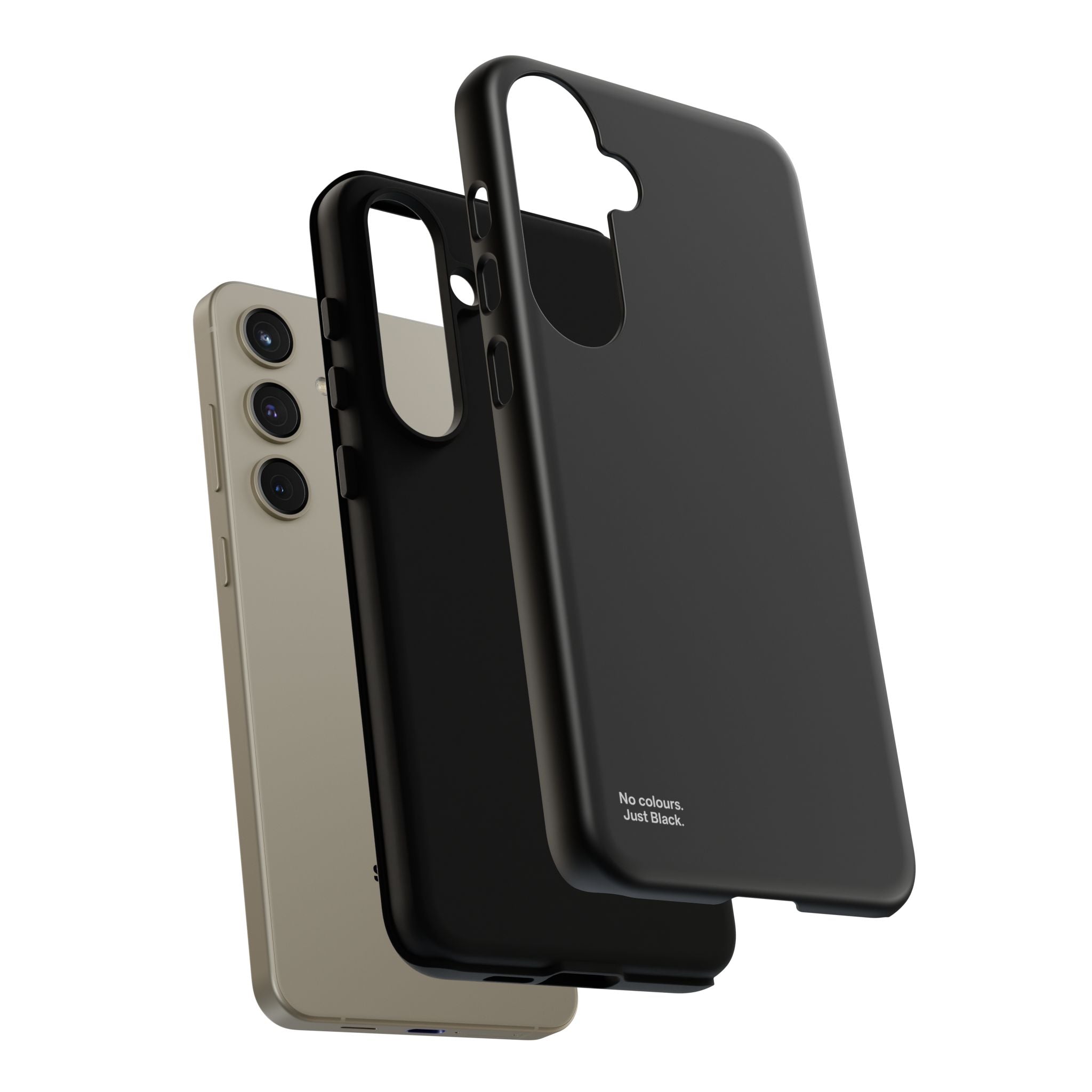 Minimalist Black Phone Case - INALLBLACK