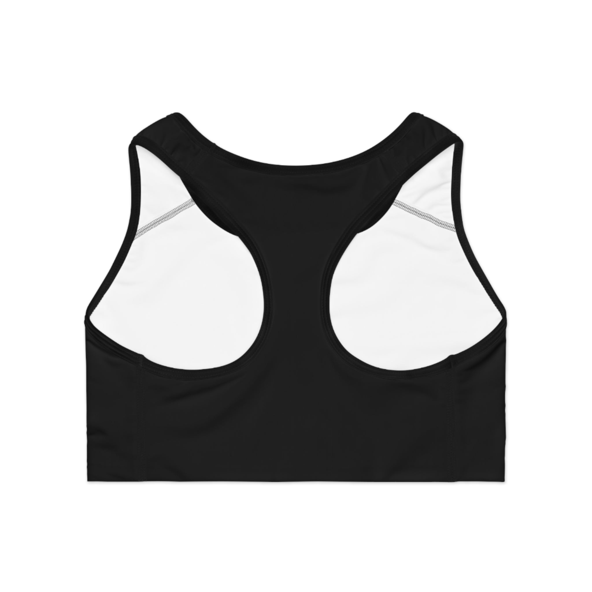 Minimalist Sports Bra - 'No Colours. Just Black.'  - INALLBLACK