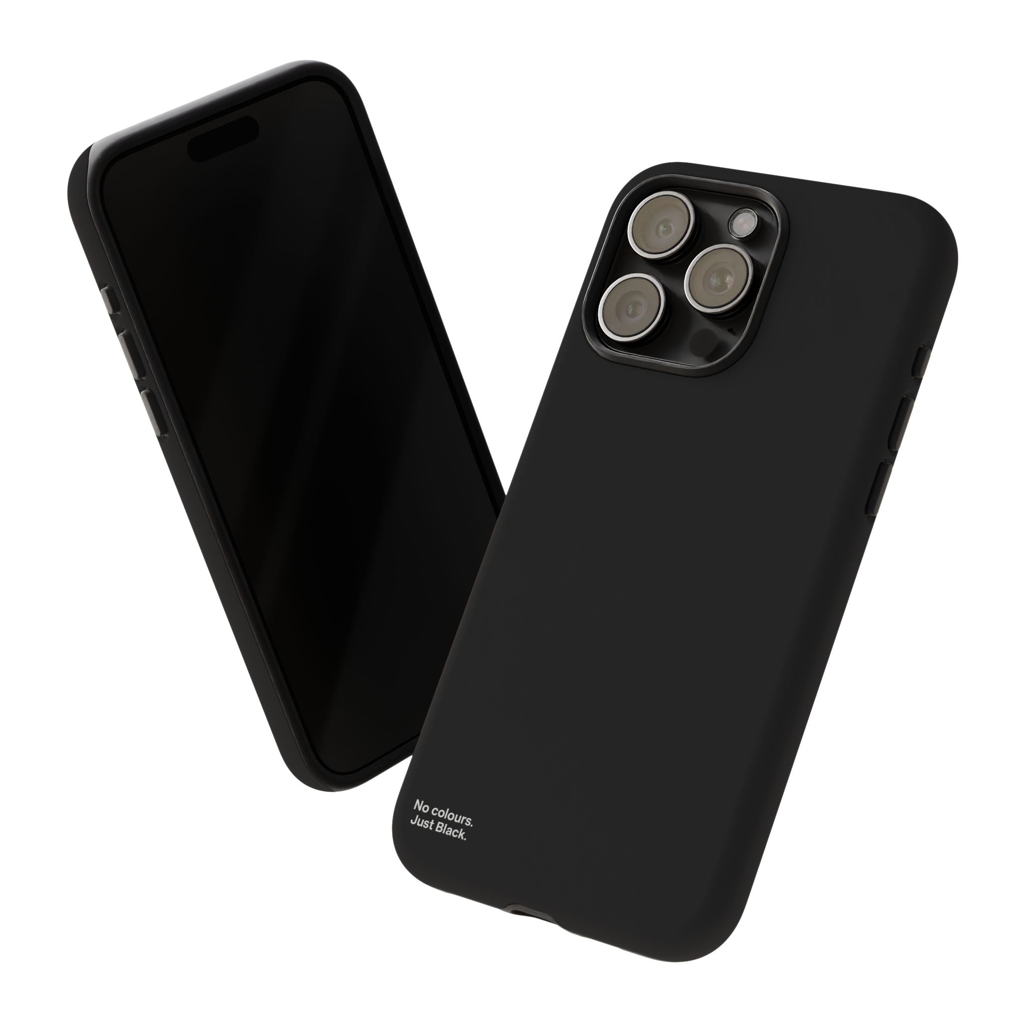Minimalist Black Phone Case - INALLBLACK