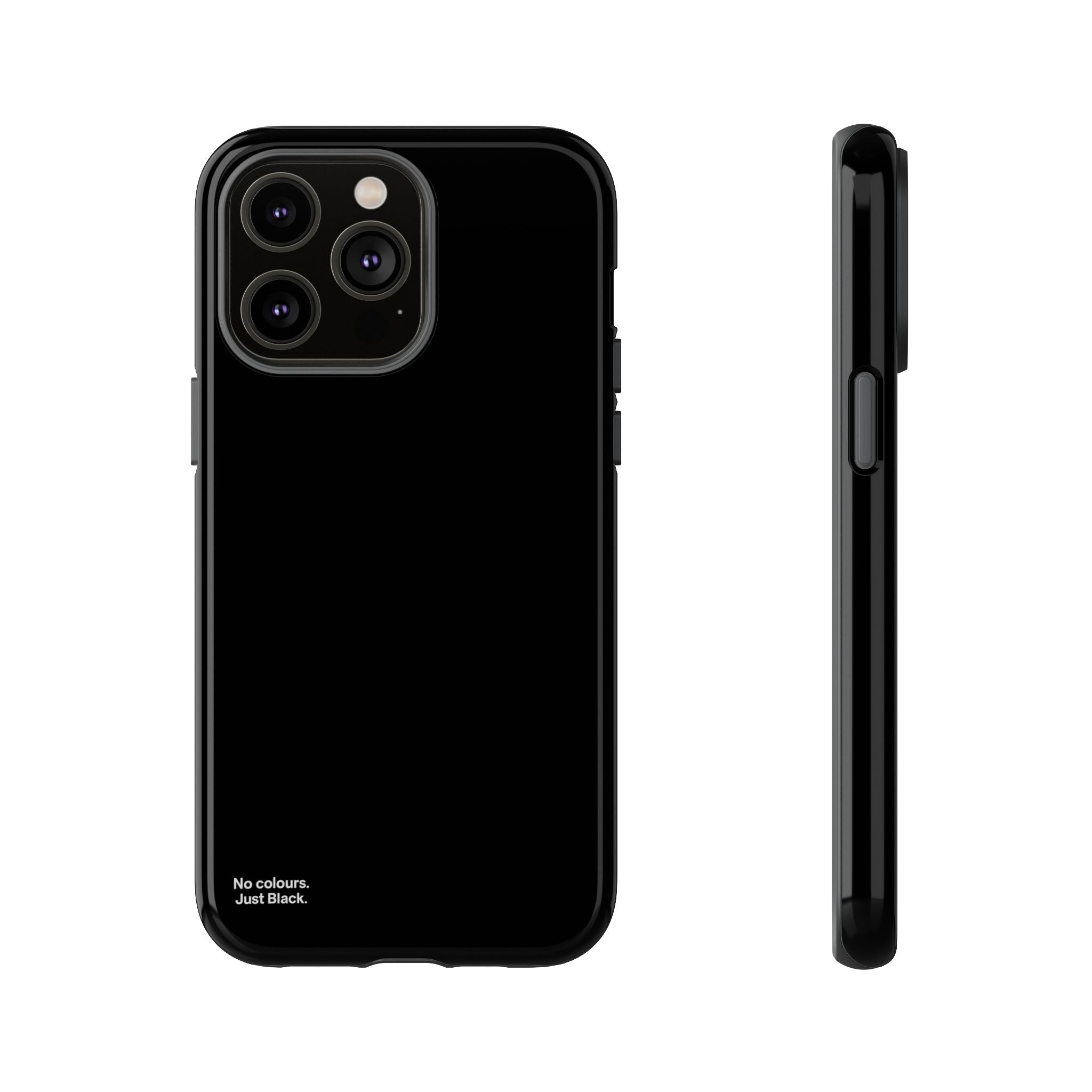 Minimalist Black Phone Case - INALLBLACK