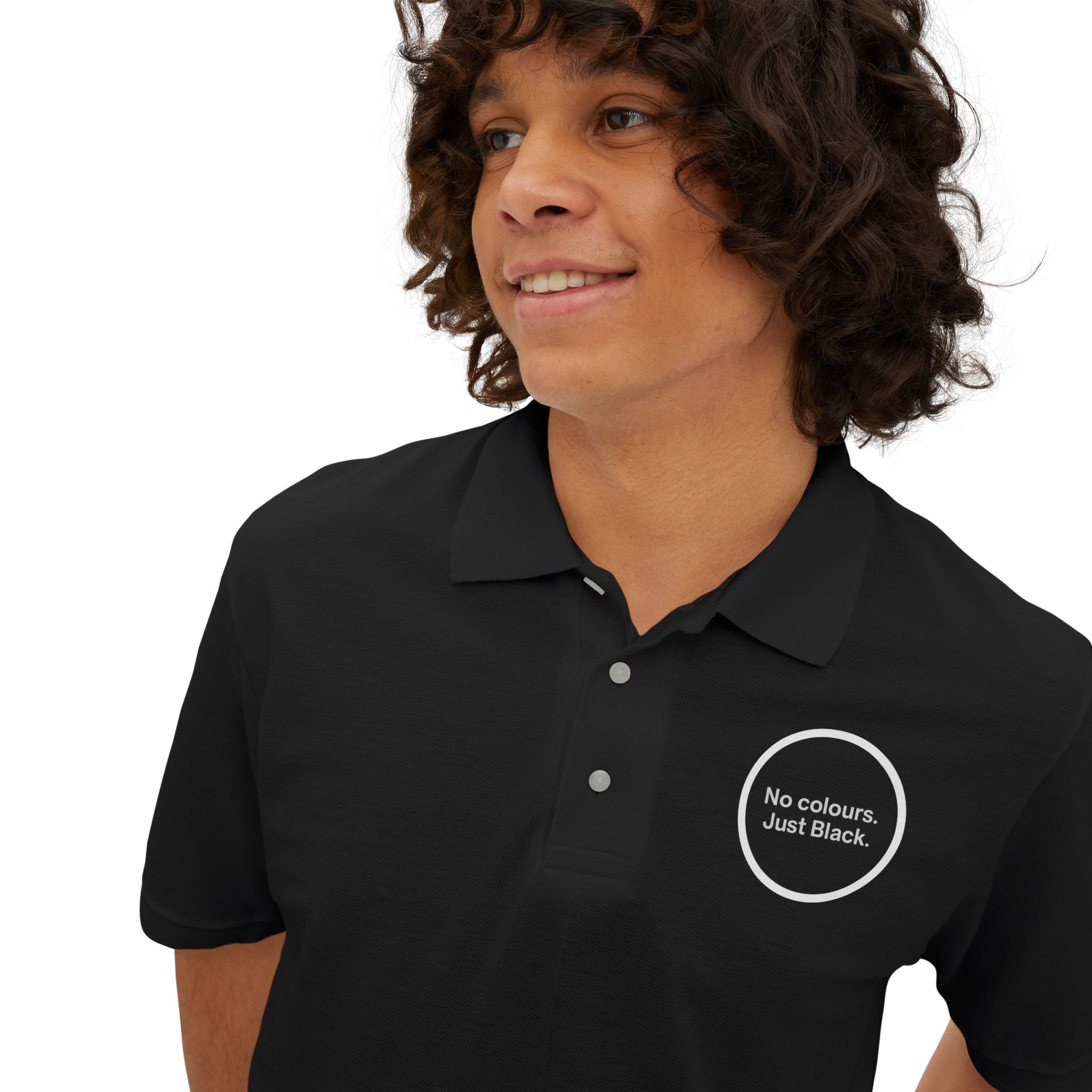 Men's Stylish Piqué Polo Shirt - INALLBLACK