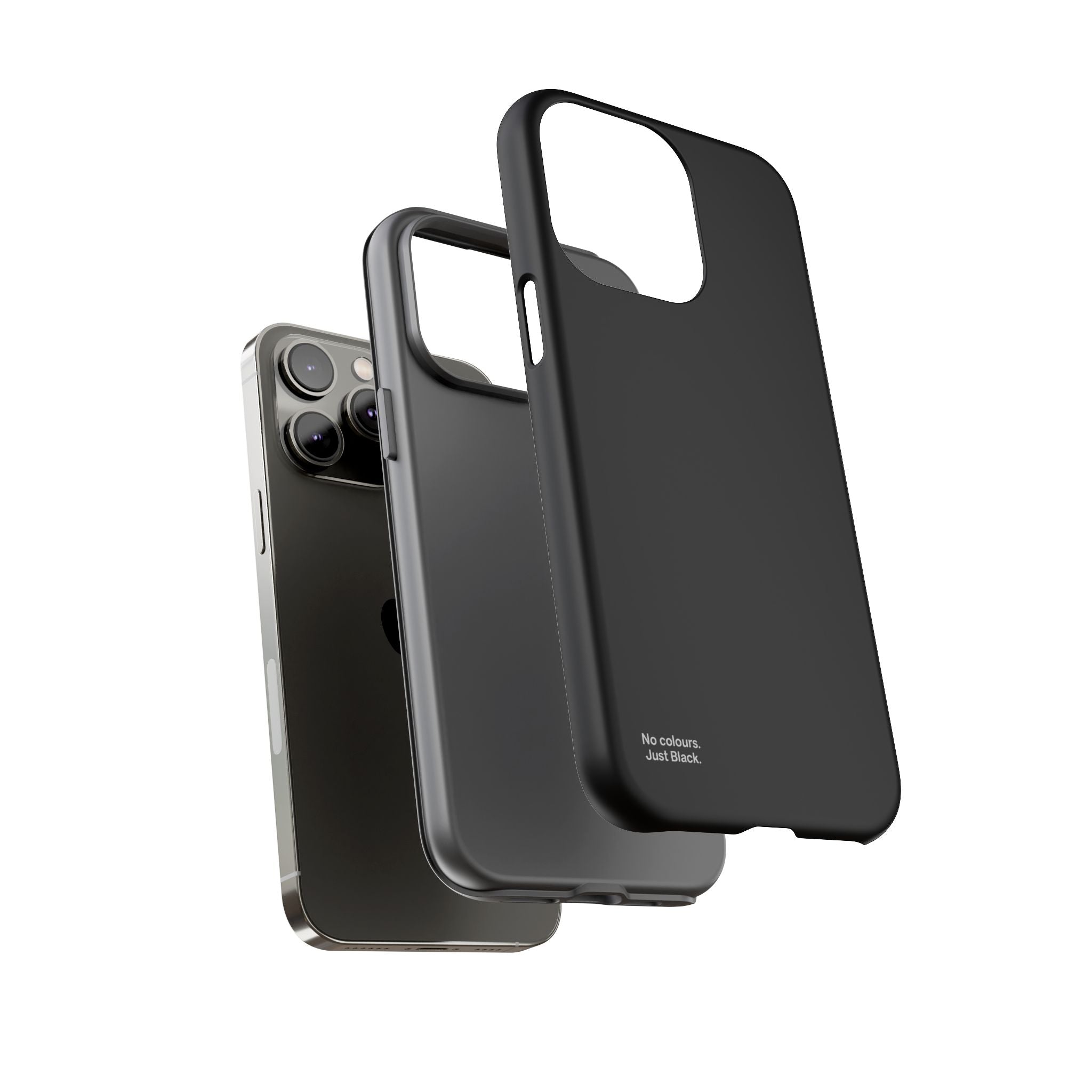Minimalist Black Phone Case - INALLBLACK