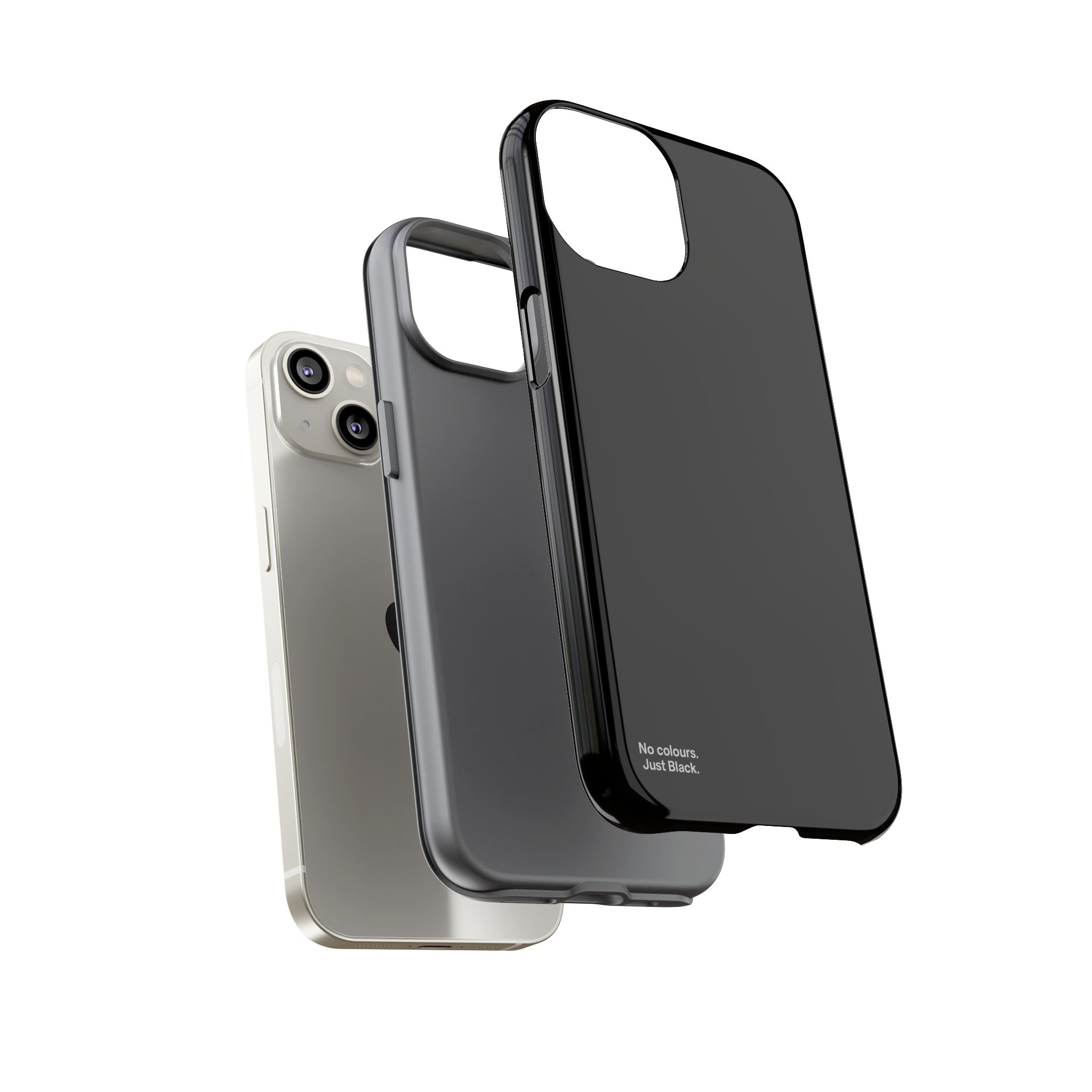 Minimalist Black Phone Case - INALLBLACK