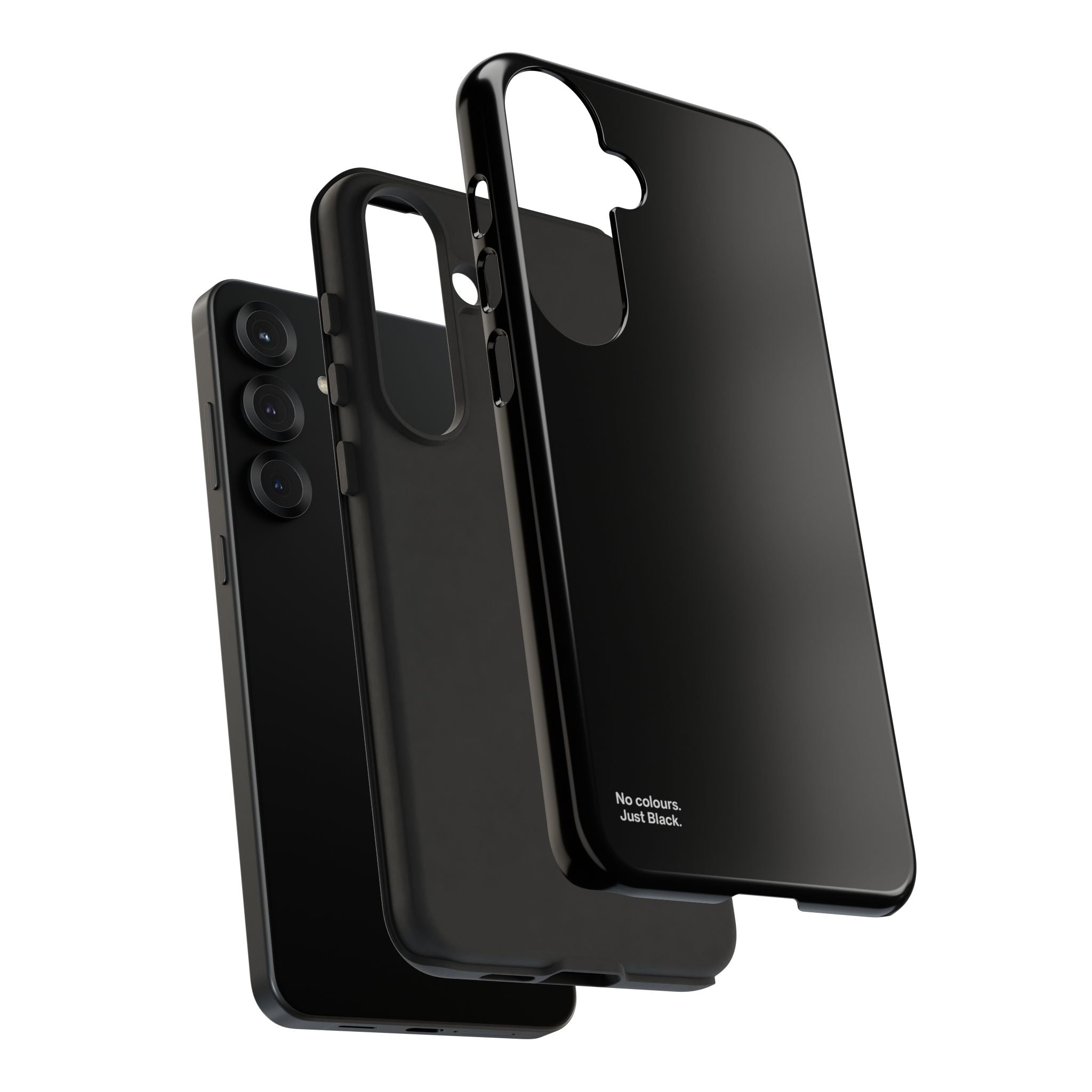 Minimalist Black Phone Case - INALLBLACK