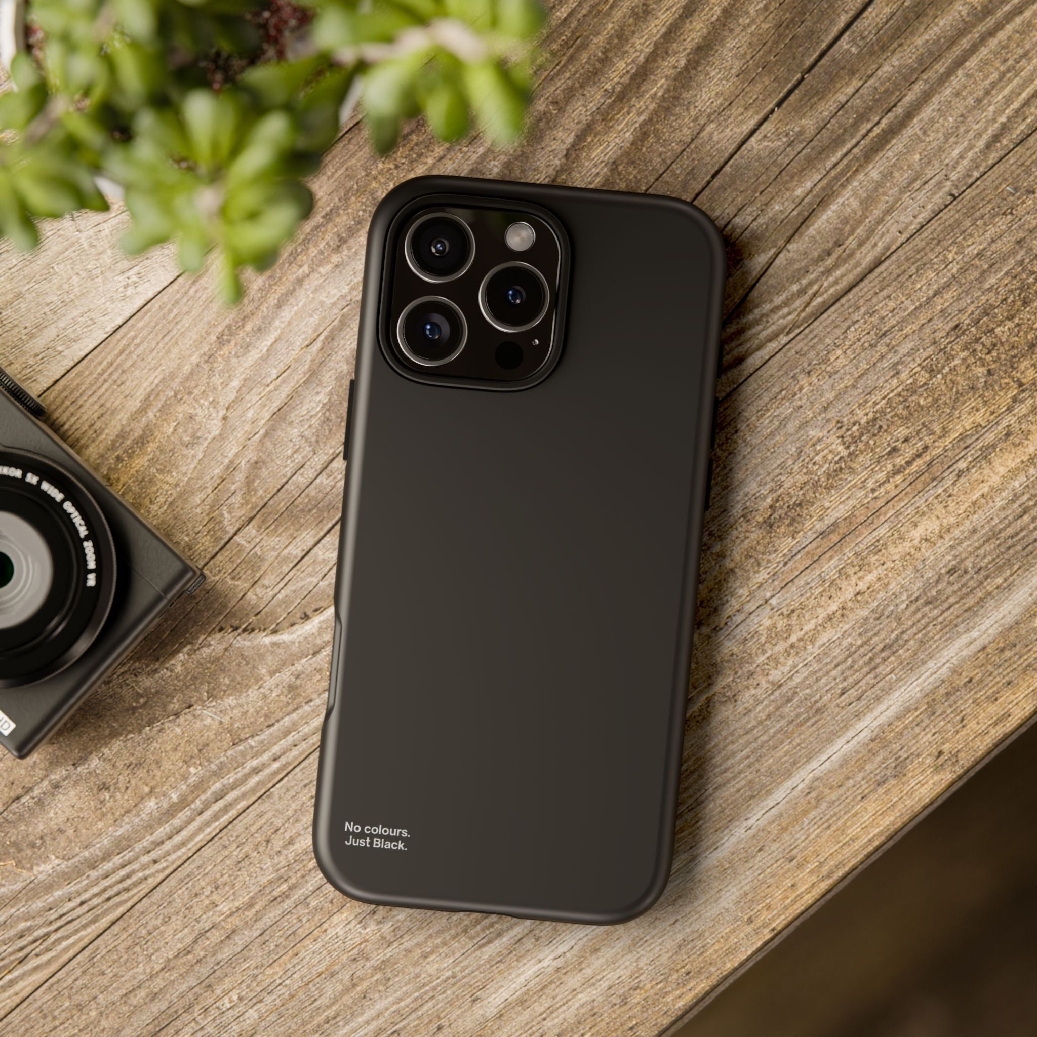 Minimalist Black Phone Case - INALLBLACK