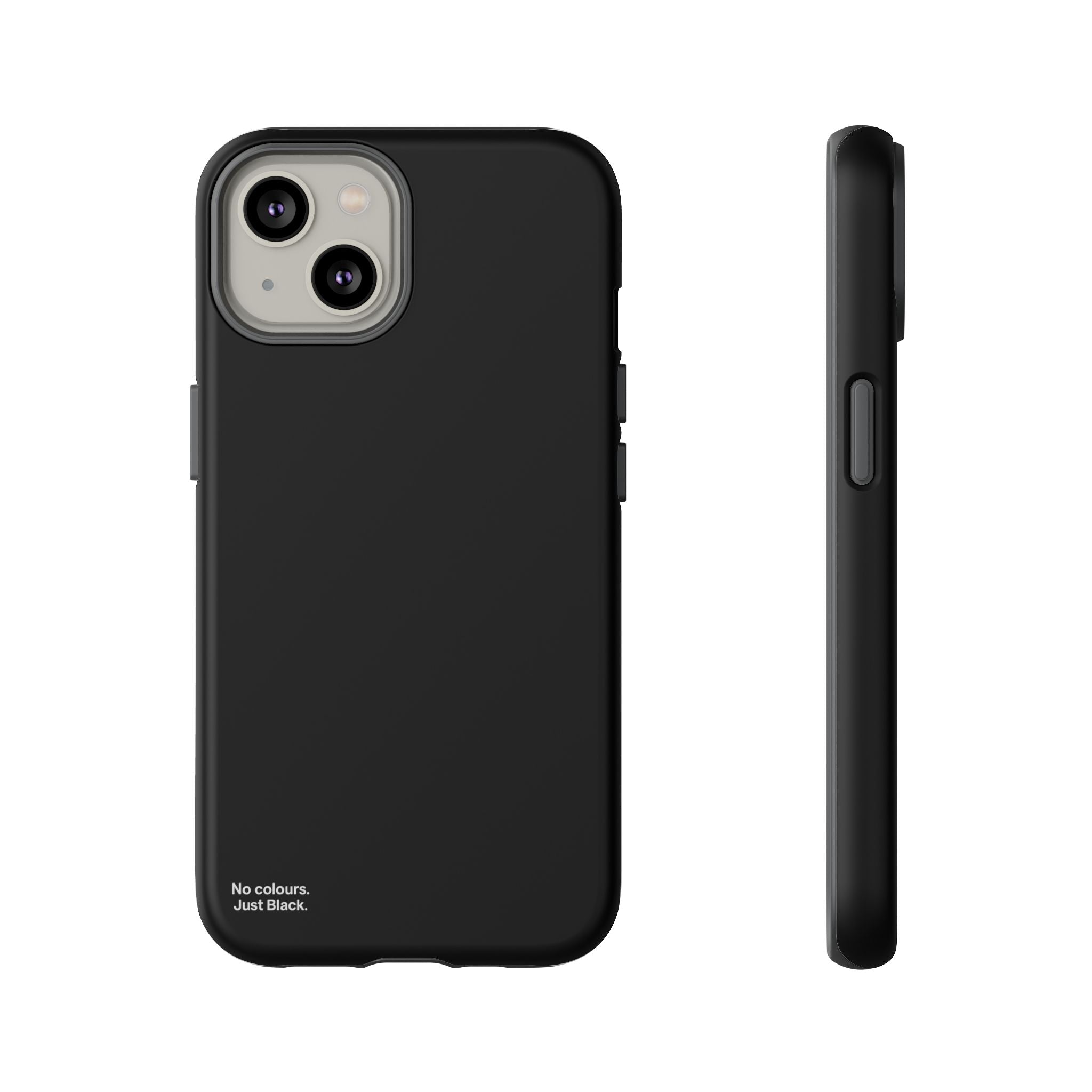 Minimalist Black Phone Case - INALLBLACK
