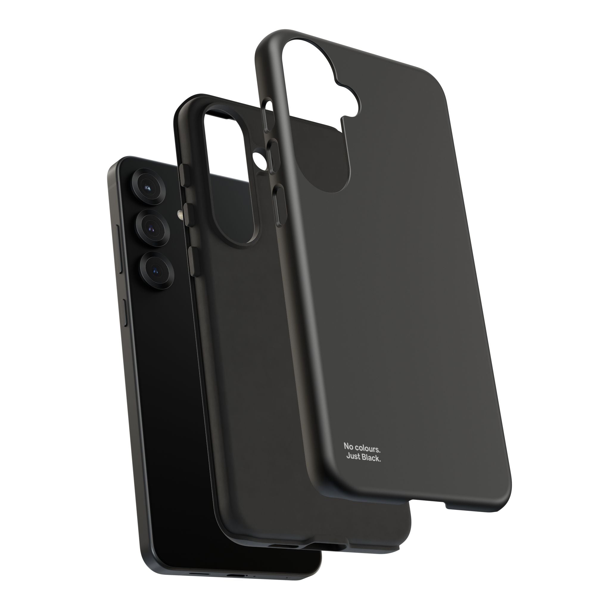 Minimalist Black Phone Case - INALLBLACK