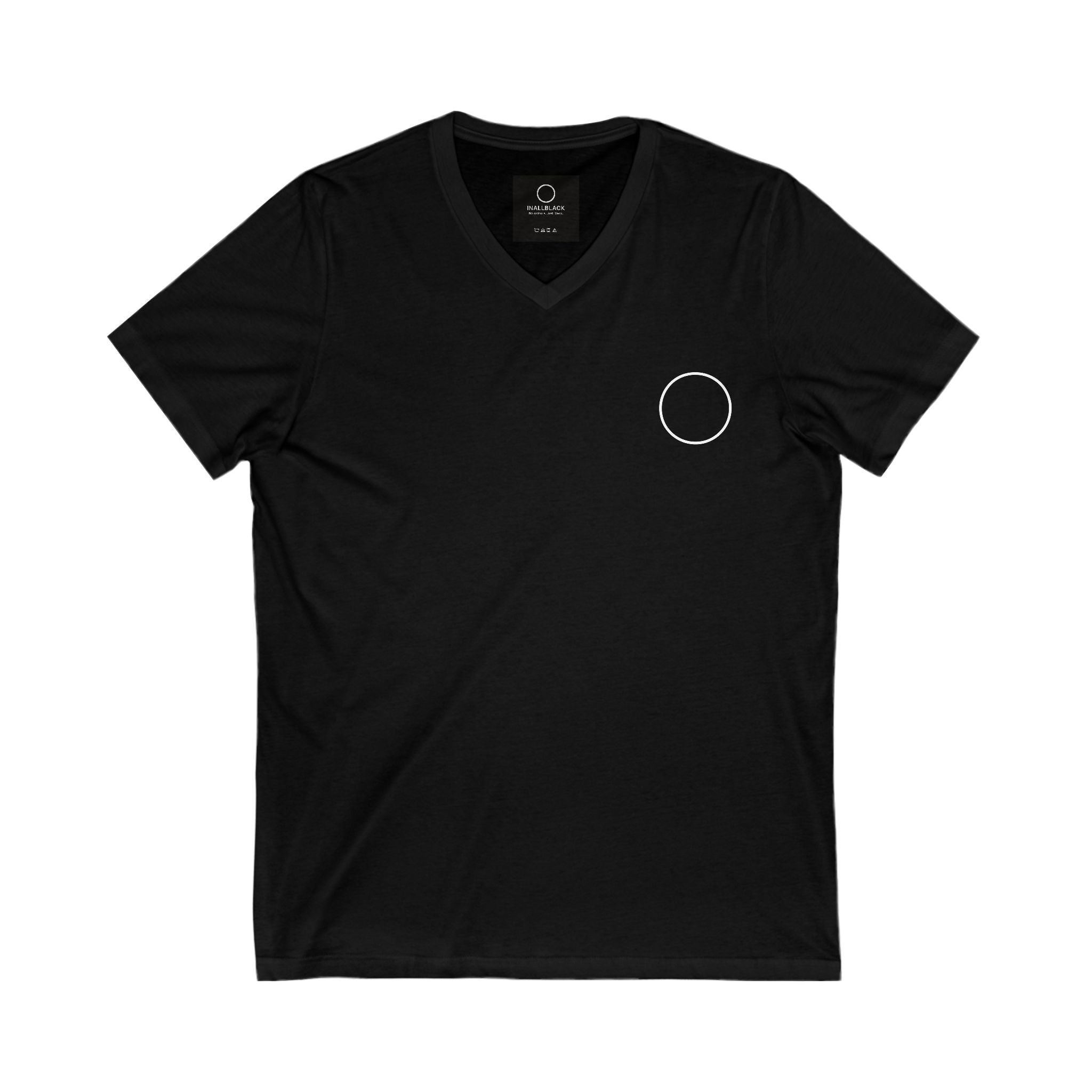 Men's V-Neck T-Shirt - INALLBLACK