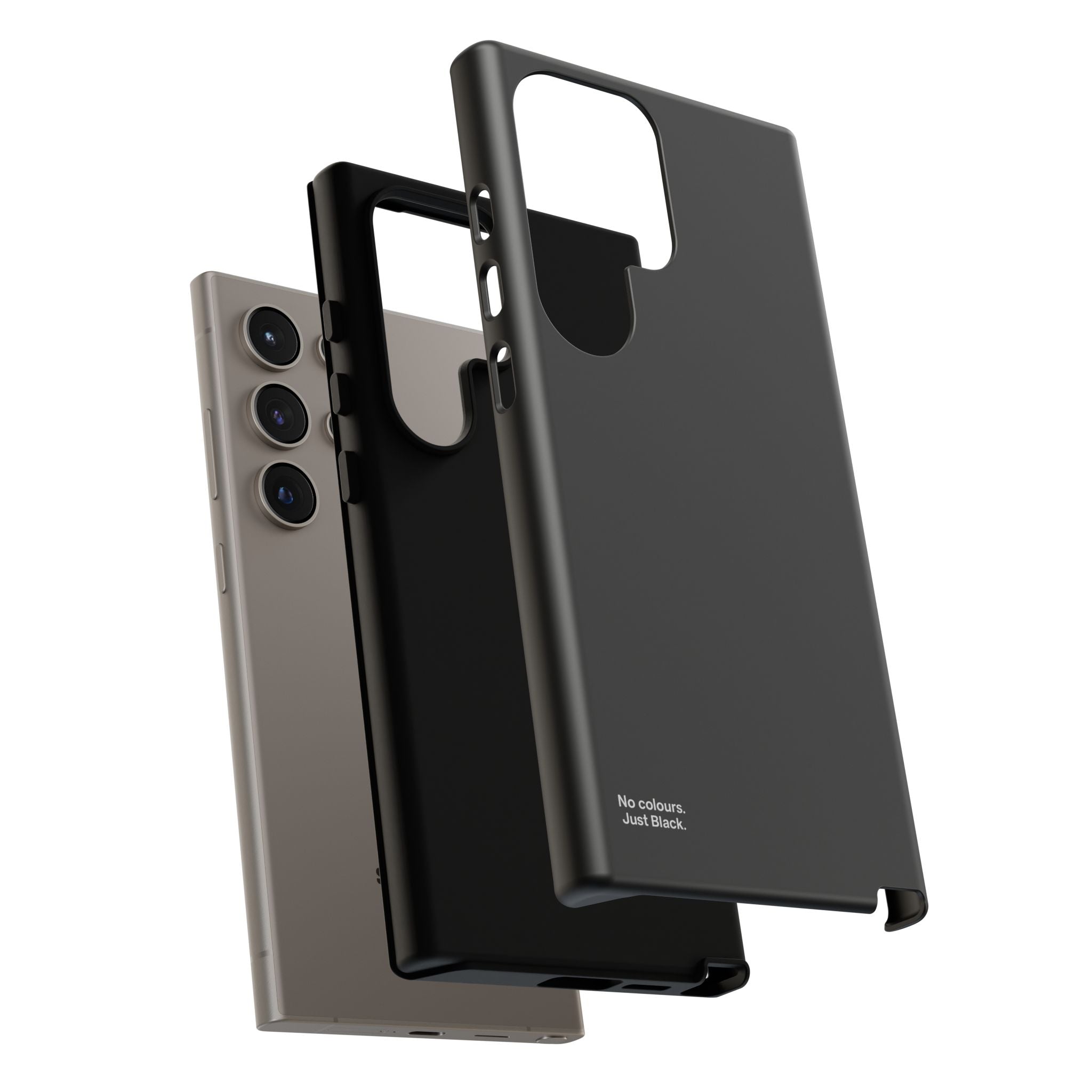 Minimalist Black Phone Case - INALLBLACK