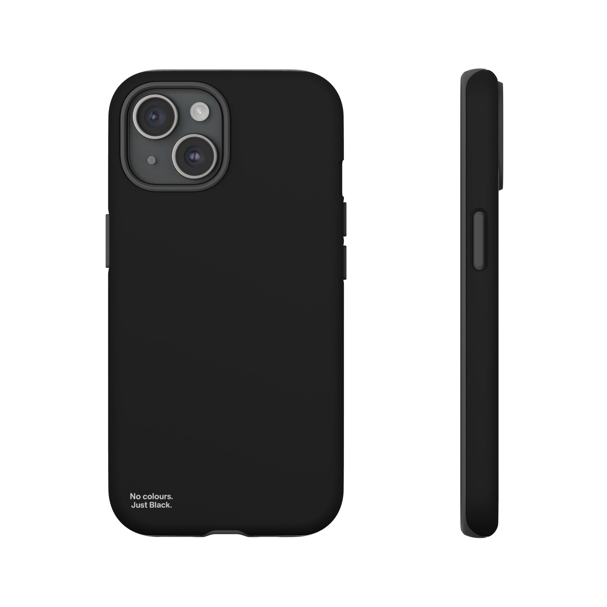Minimalist Black Phone Case - INALLBLACK