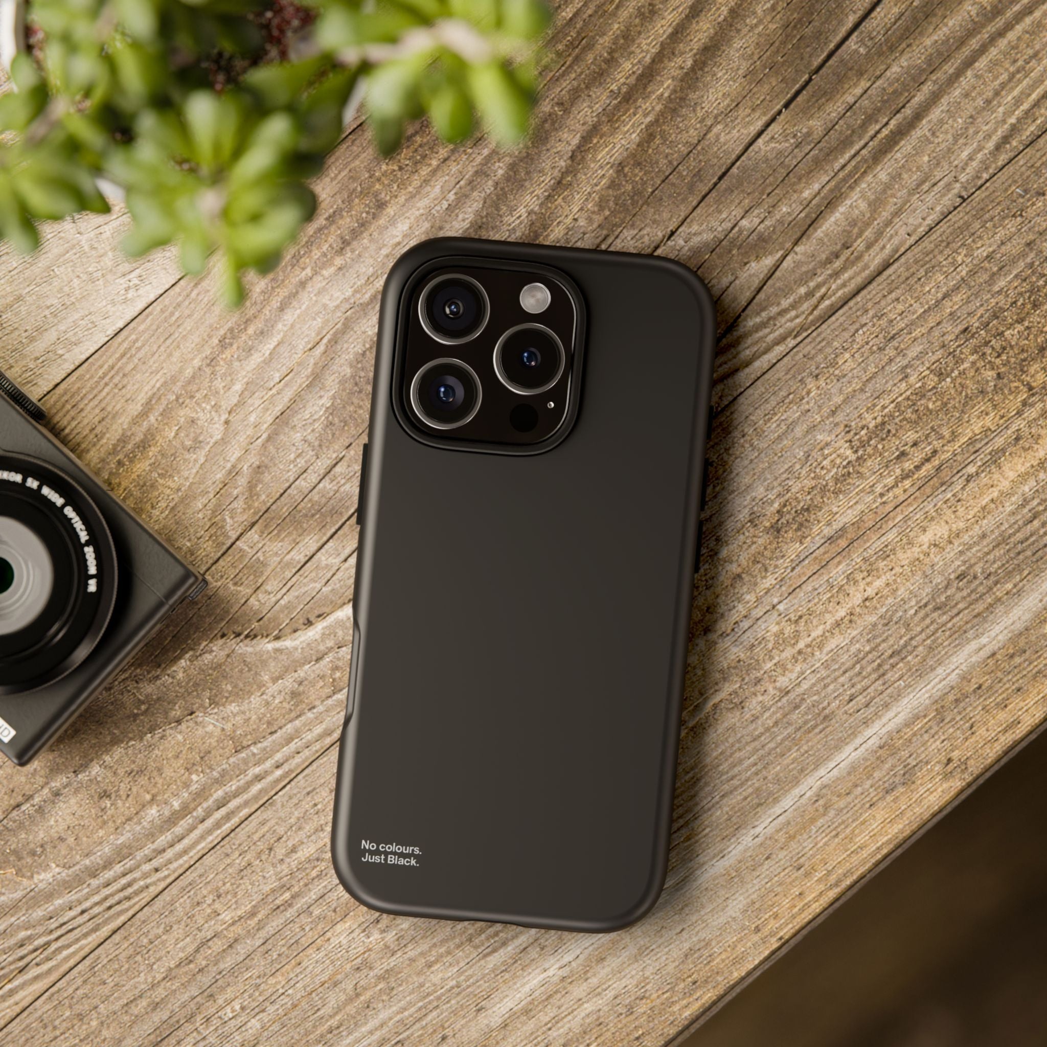 Minimalist Black Phone Case - INALLBLACK