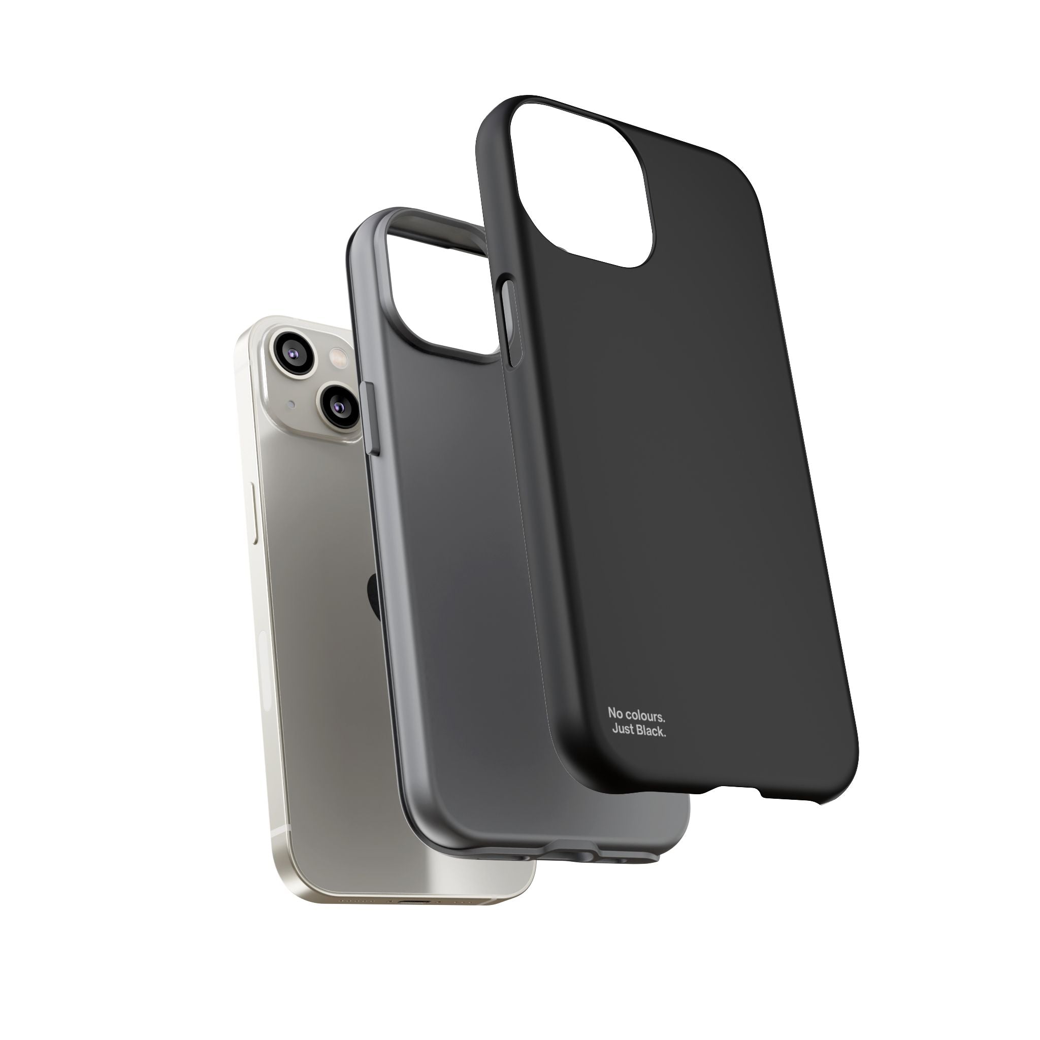 Minimalist Black Phone Case - INALLBLACK
