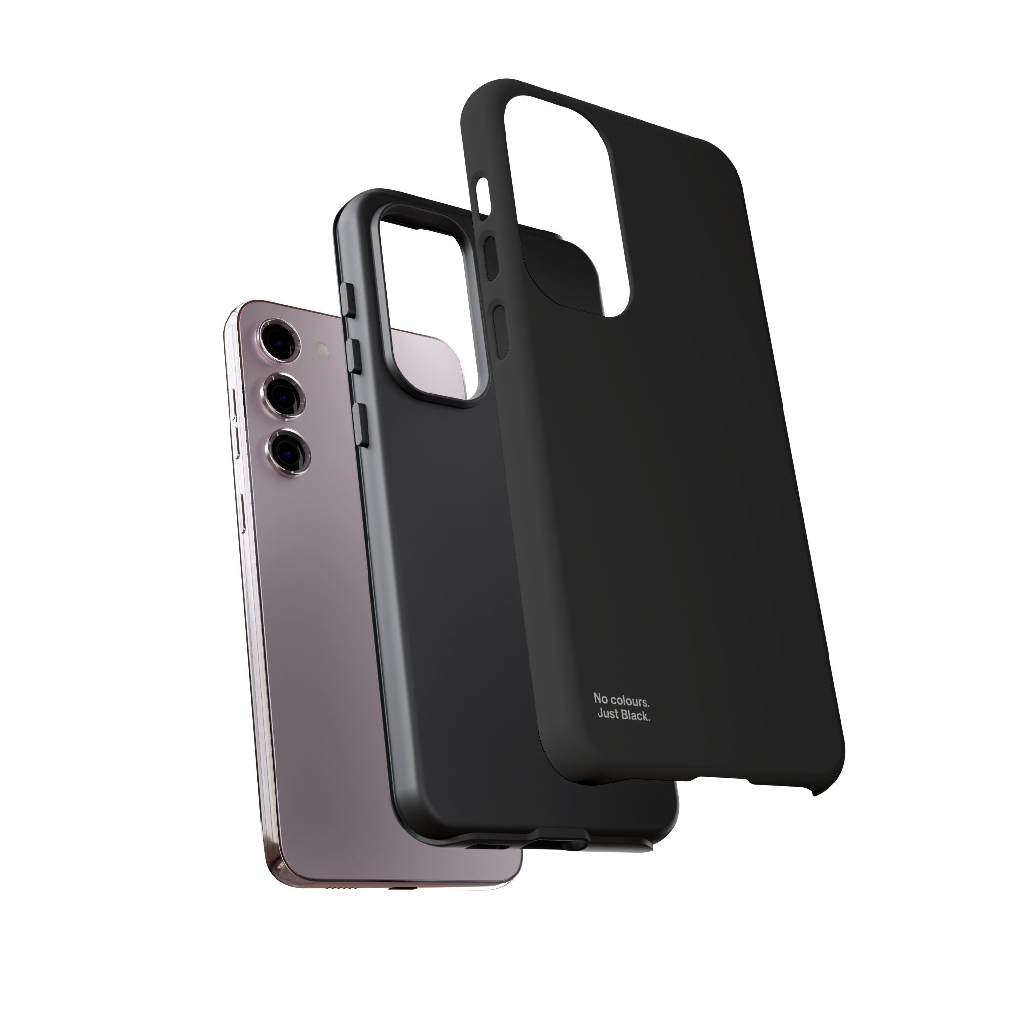 Minimalist Black Phone Case - INALLBLACK