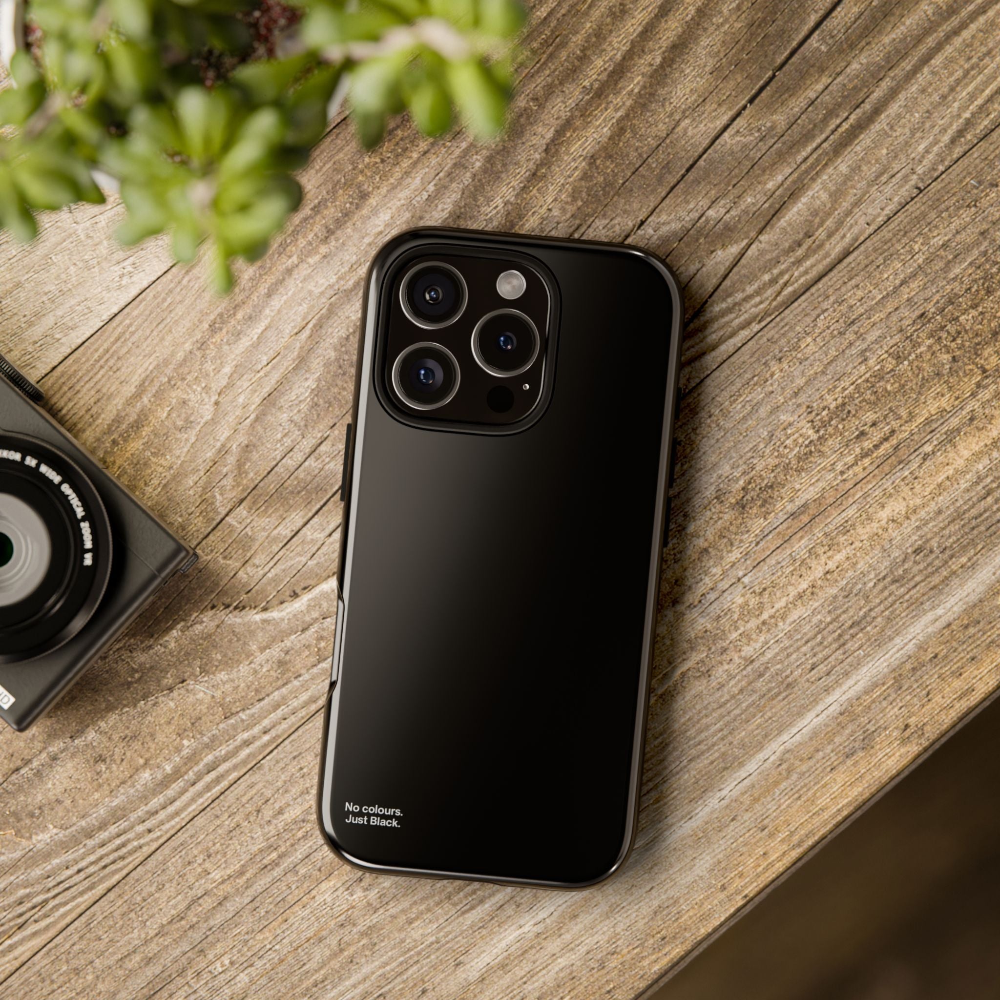 Minimalist Black Phone Case - INALLBLACK