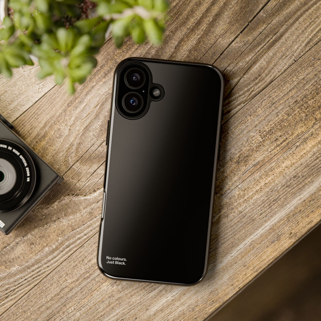Minimalist Black Phone Case - INALLBLACK