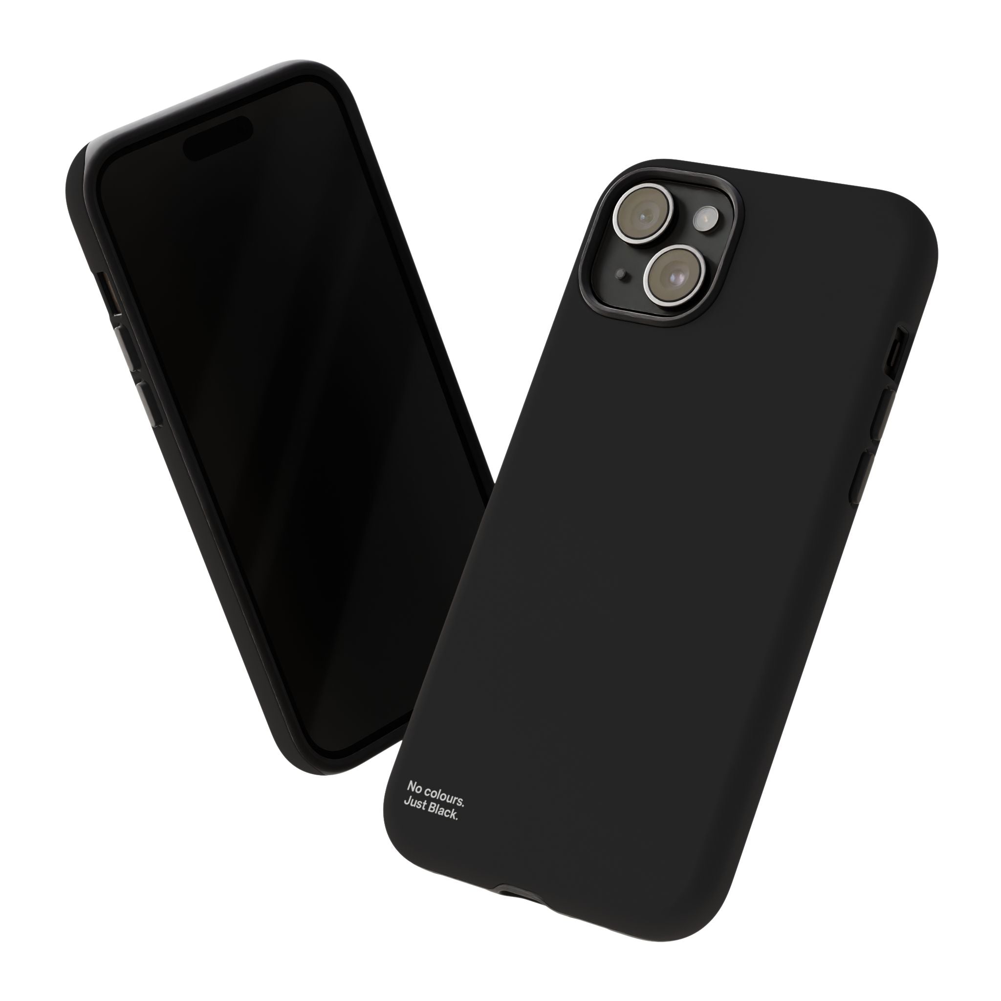 Minimalist Black Phone Case - INALLBLACK