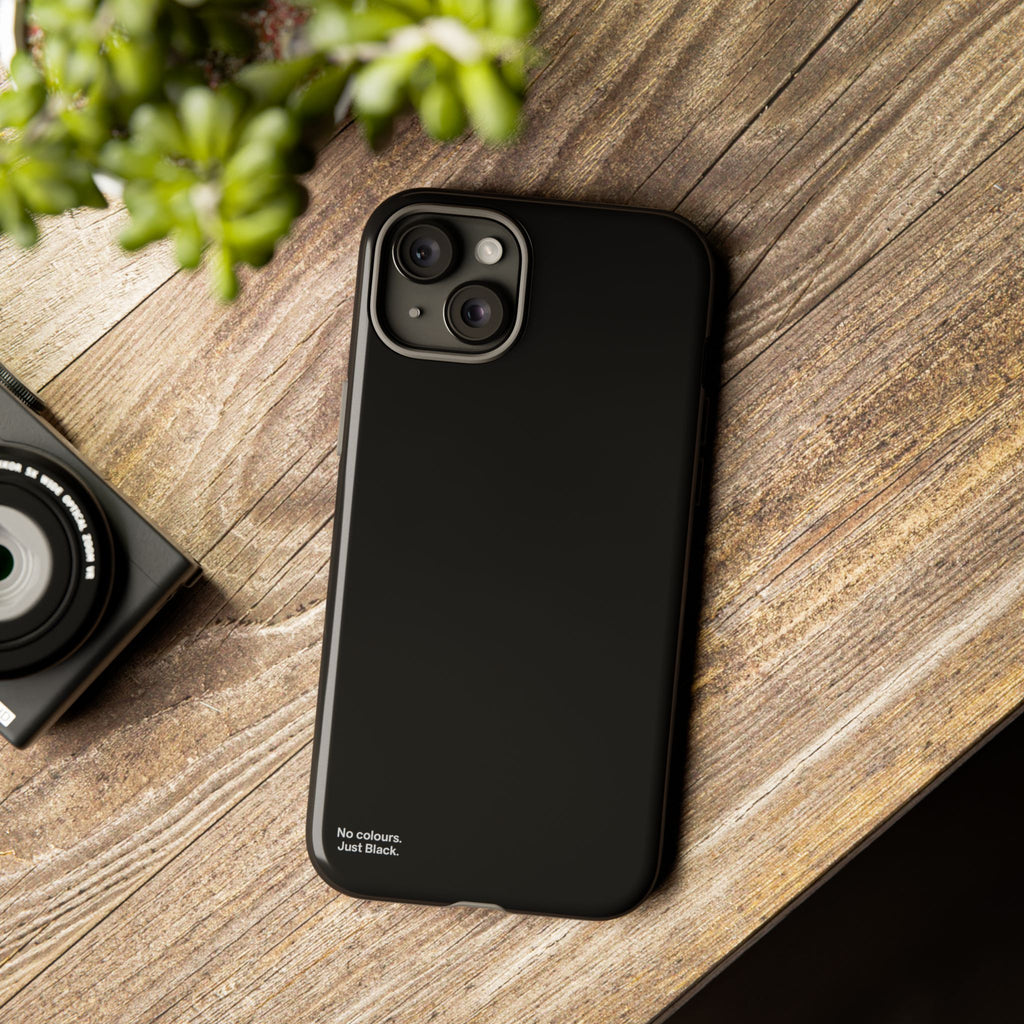 Minimalist Black Phone Case - INALLBLACK