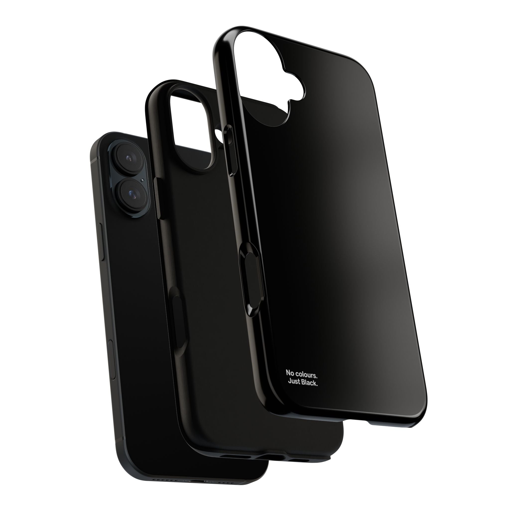 Minimalist Black Phone Case - INALLBLACK