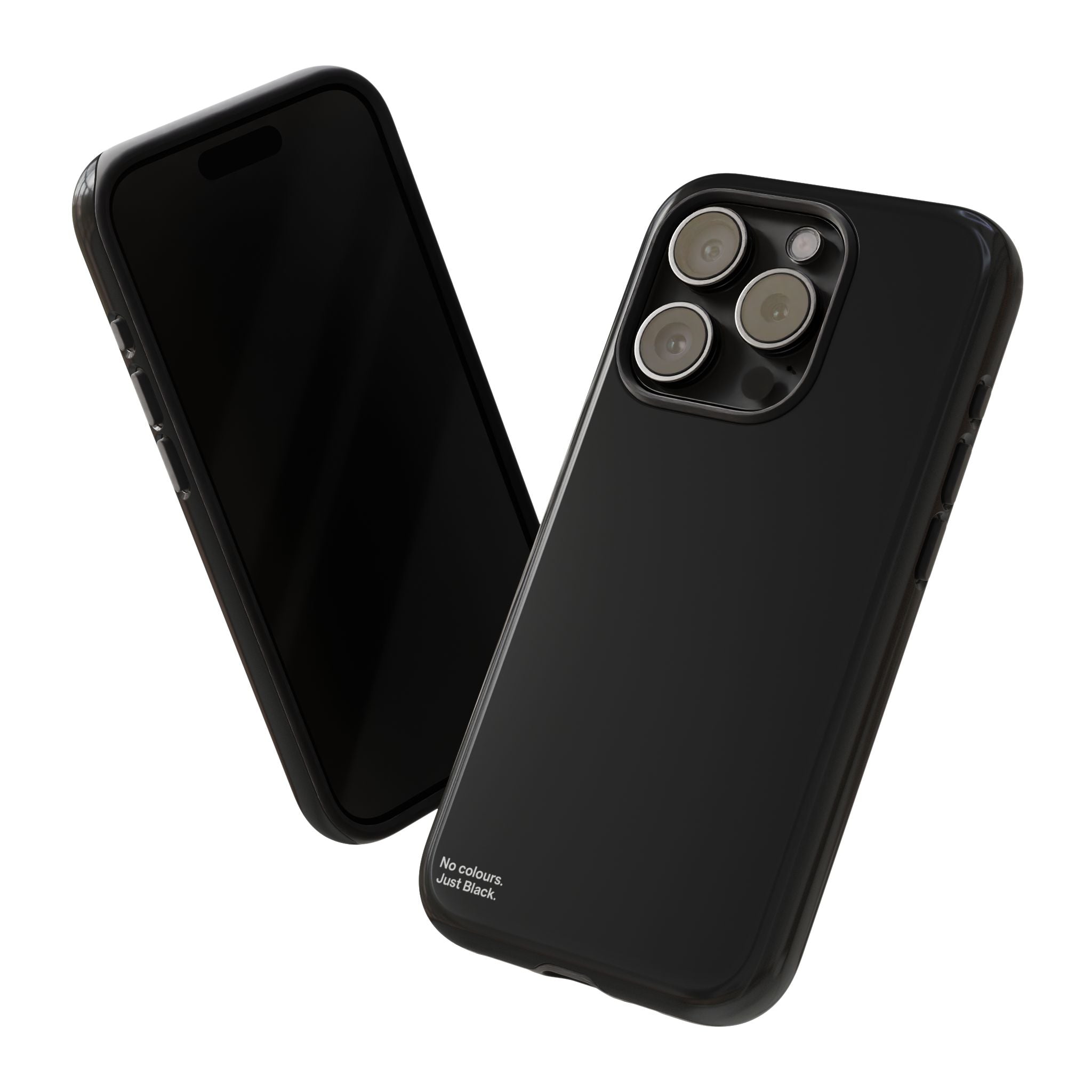 Minimalist Black Phone Case - INALLBLACK