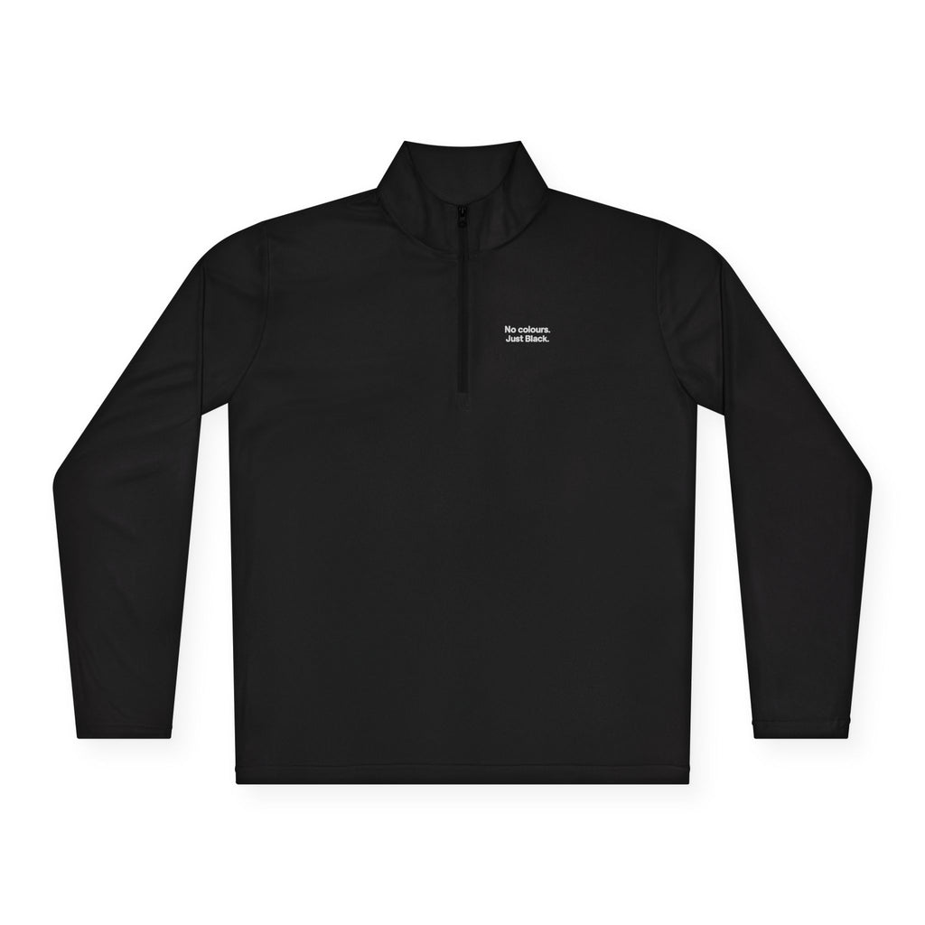 Stylish Women's Quarter-Zip Sweater - INALLBLACK