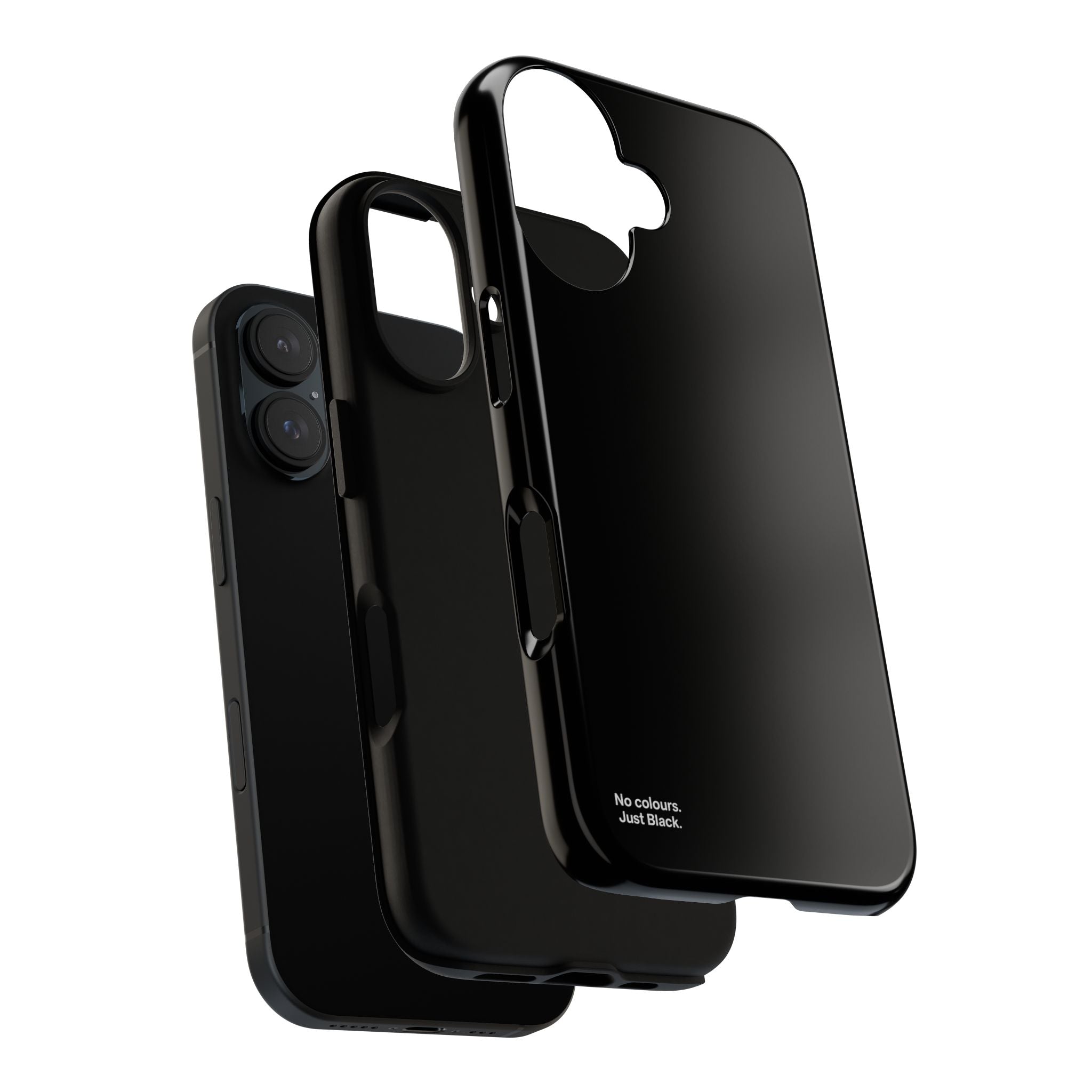 Minimalist Black Phone Case - INALLBLACK