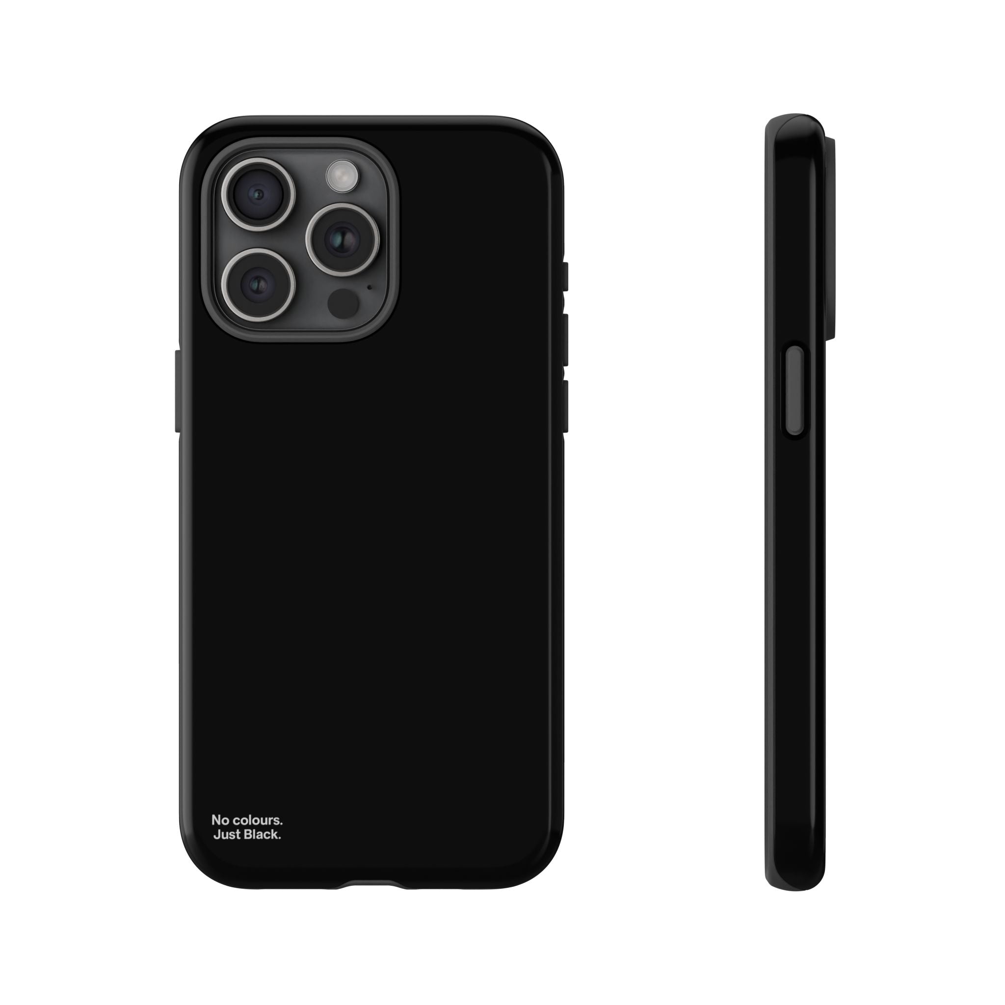 Minimalist Black Phone Case - INALLBLACK