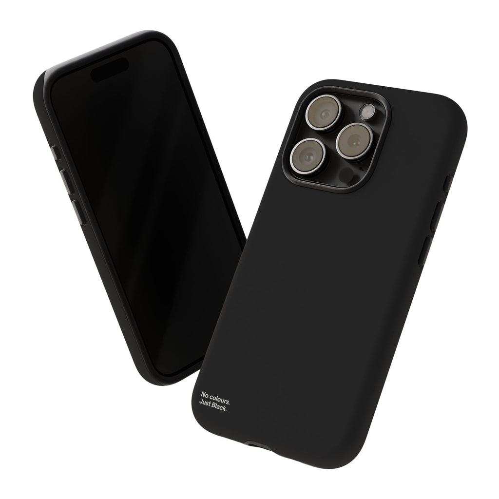 Minimalist Black Phone Case - INALLBLACK