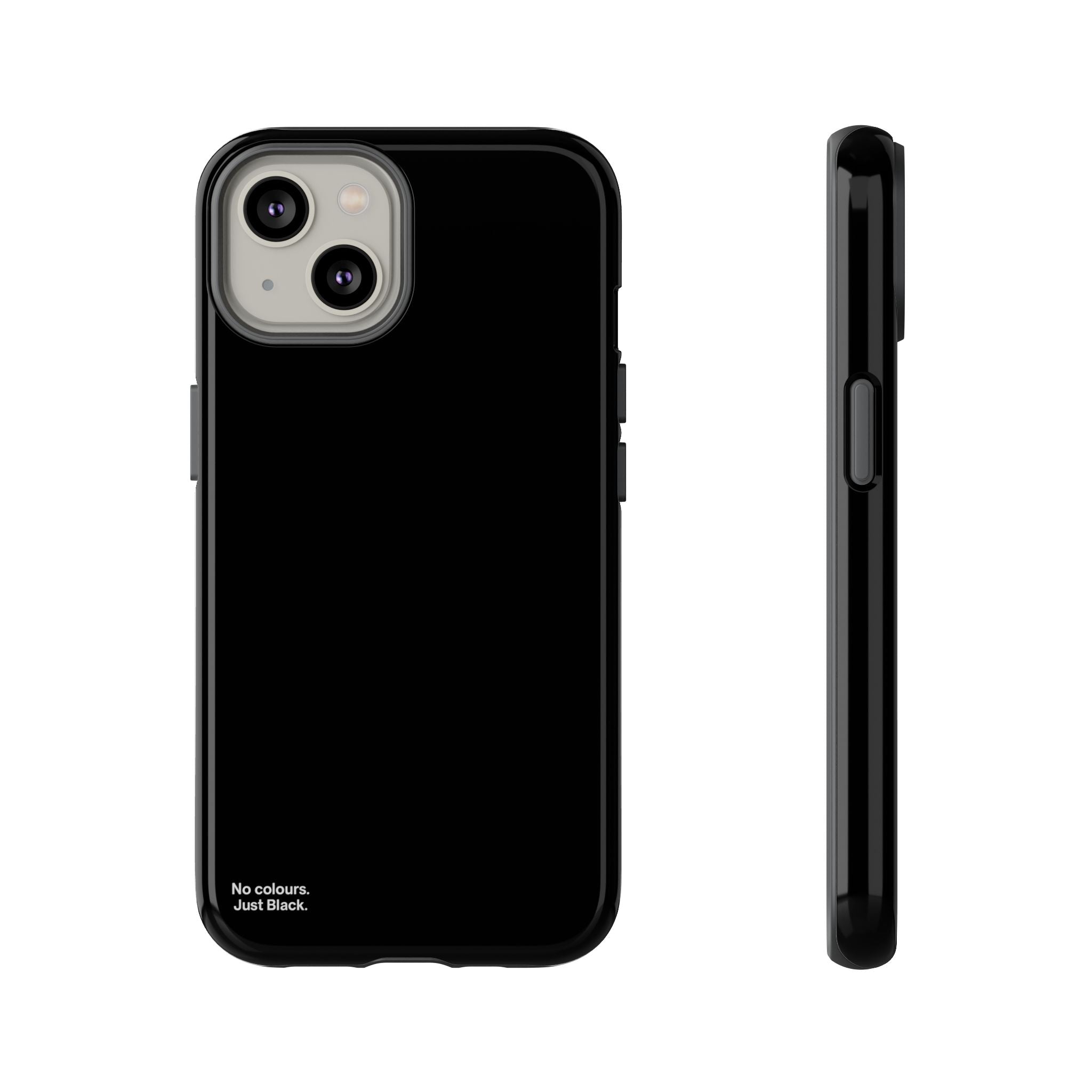 Minimalist Black Phone Case - INALLBLACK