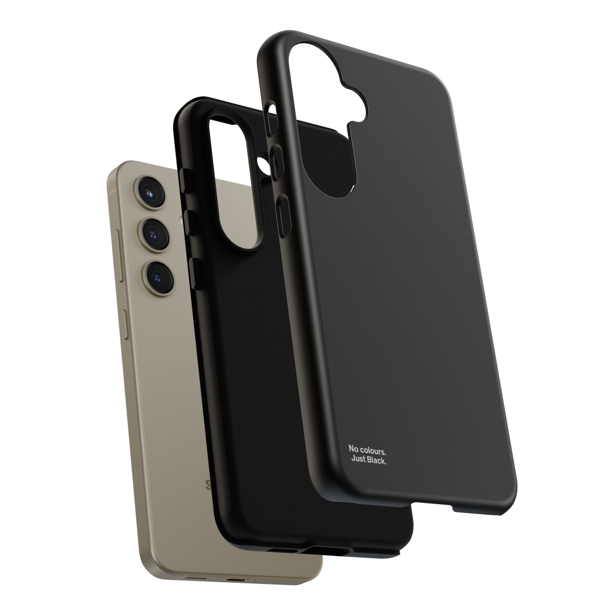 Minimalist Black Phone Case - INALLBLACK