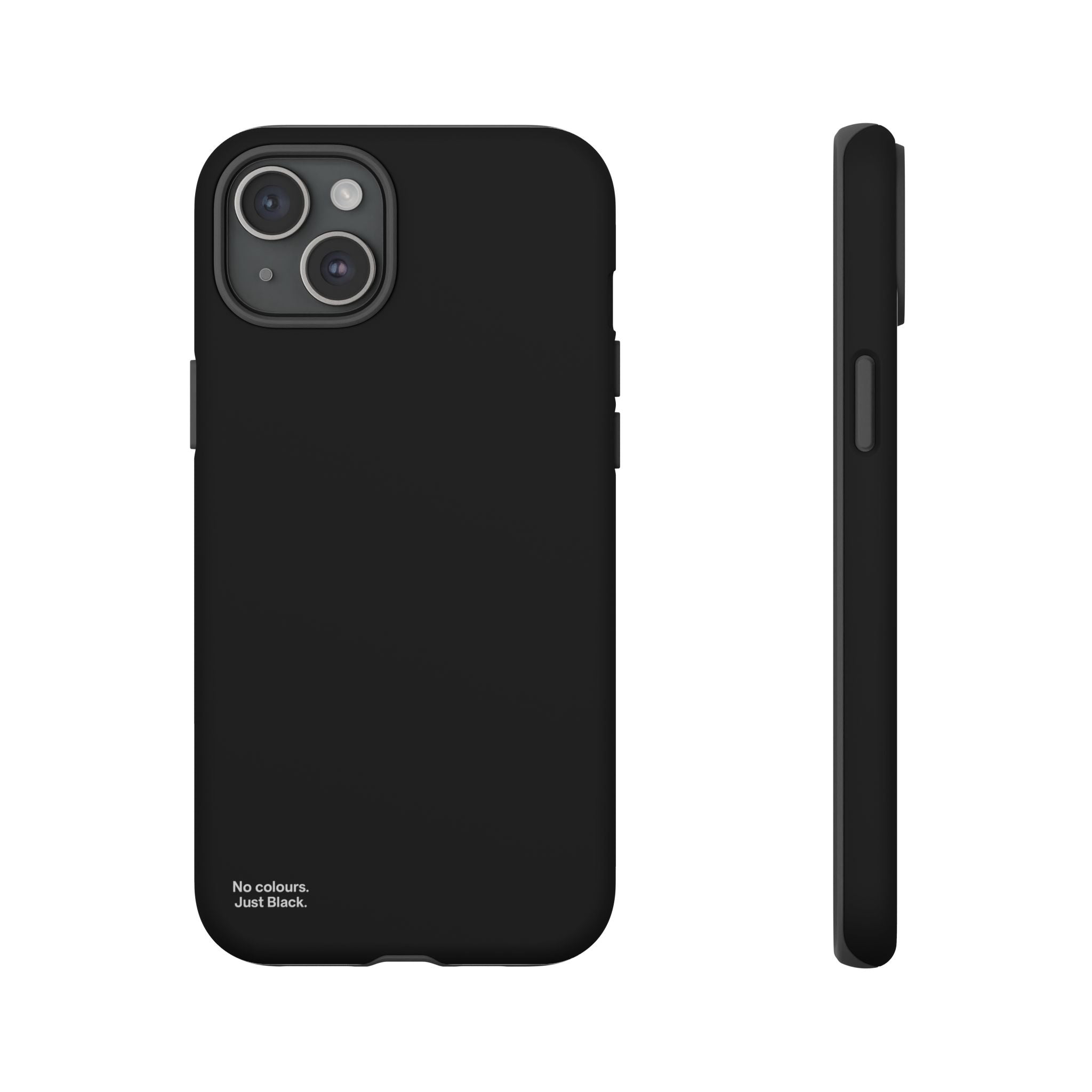 Minimalist Black Phone Case - INALLBLACK