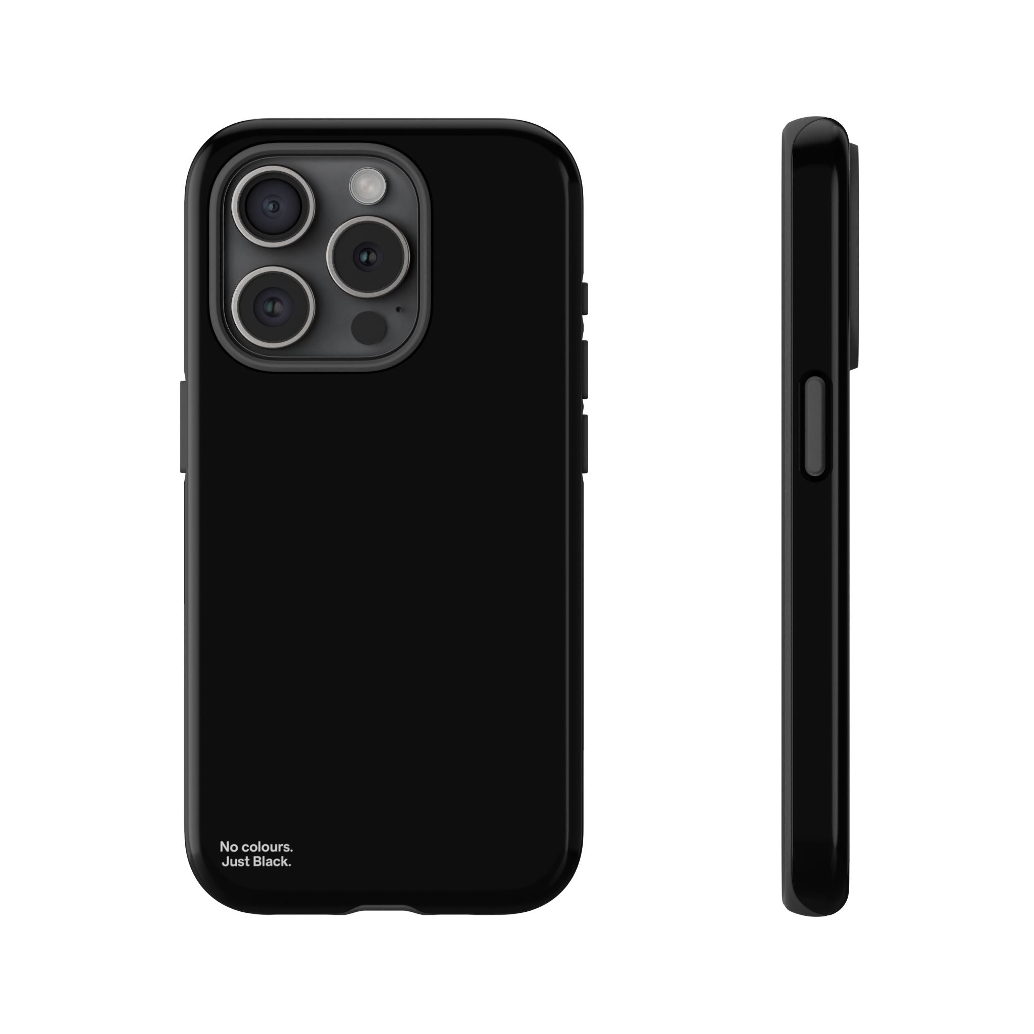 Minimalist Black Phone Case - INALLBLACK