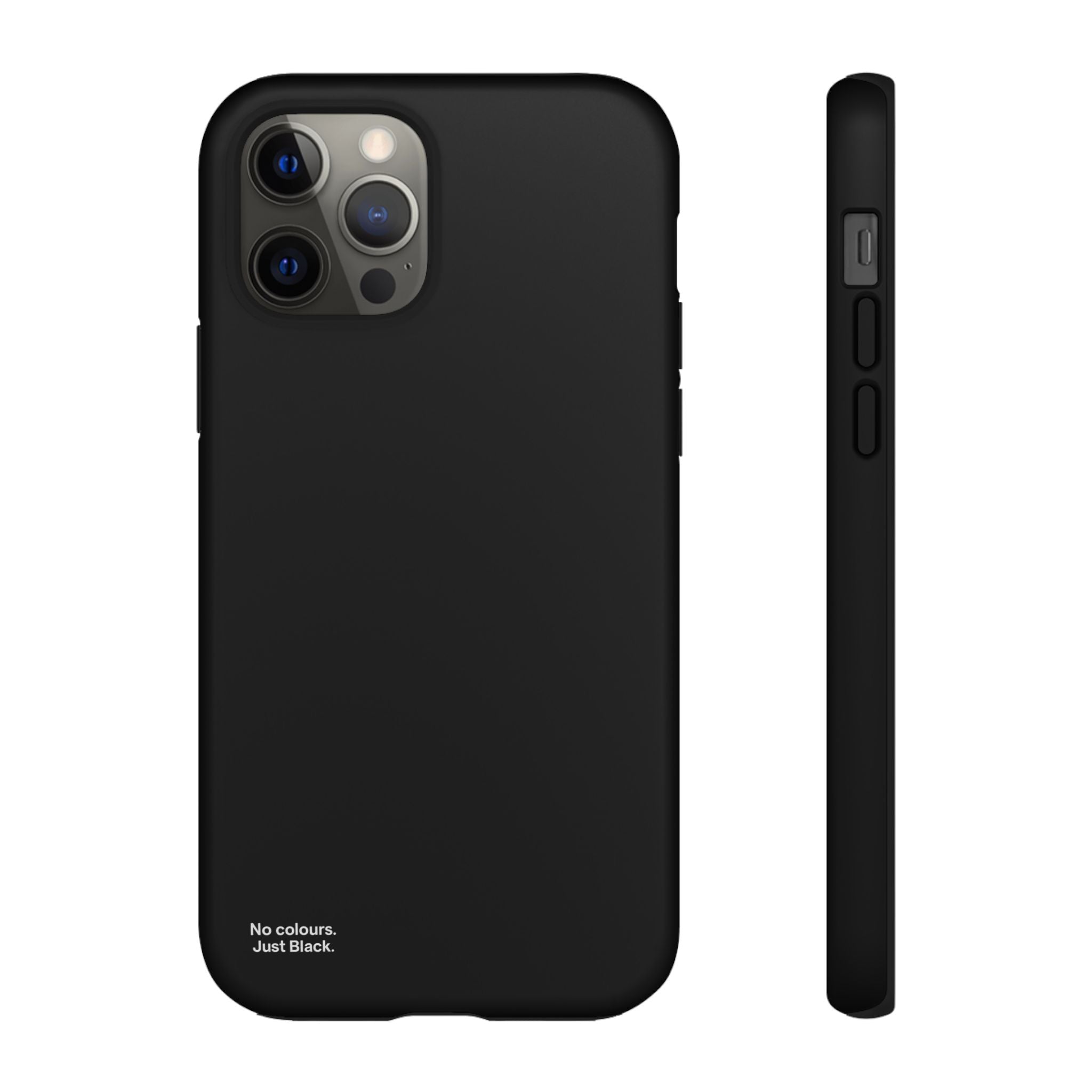 Minimalist Black Phone Case - INALLBLACK