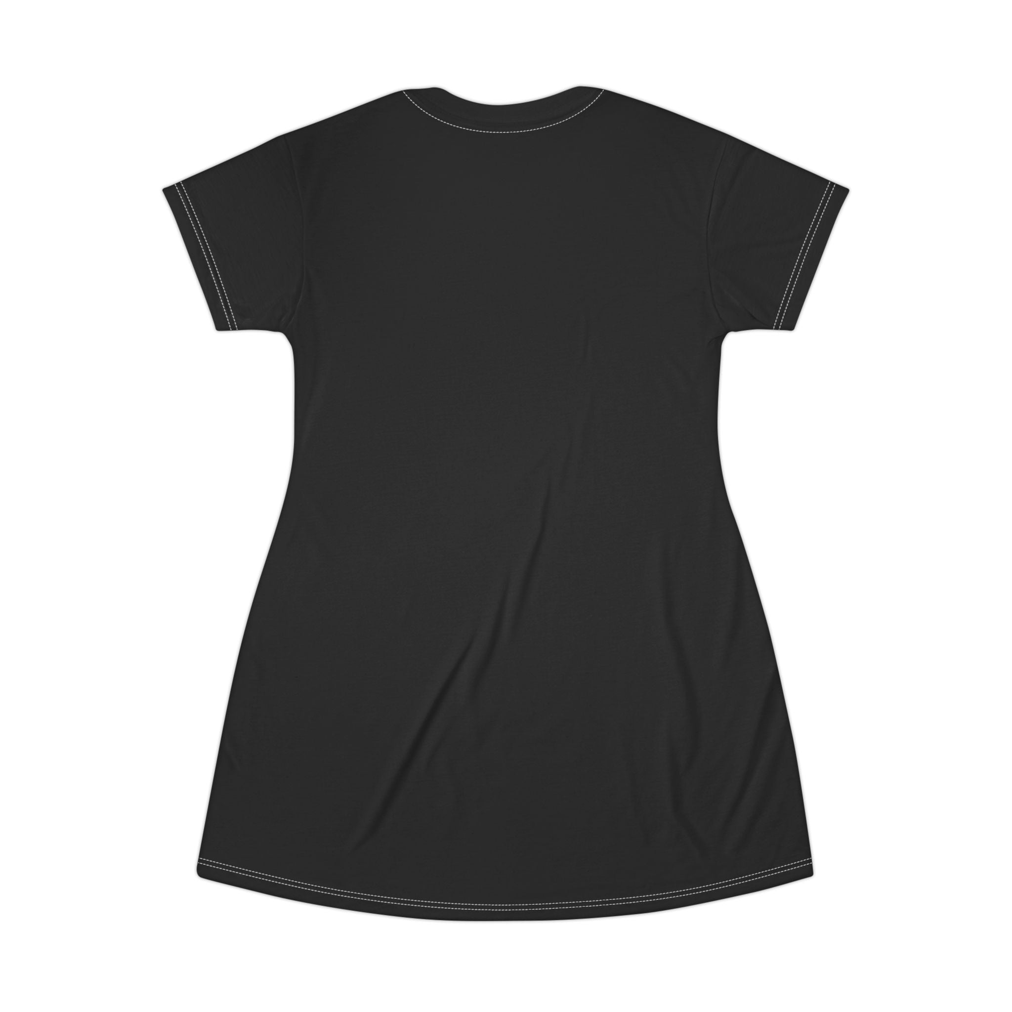Women's Versatile T-Shirt Dress - INALLBLACK