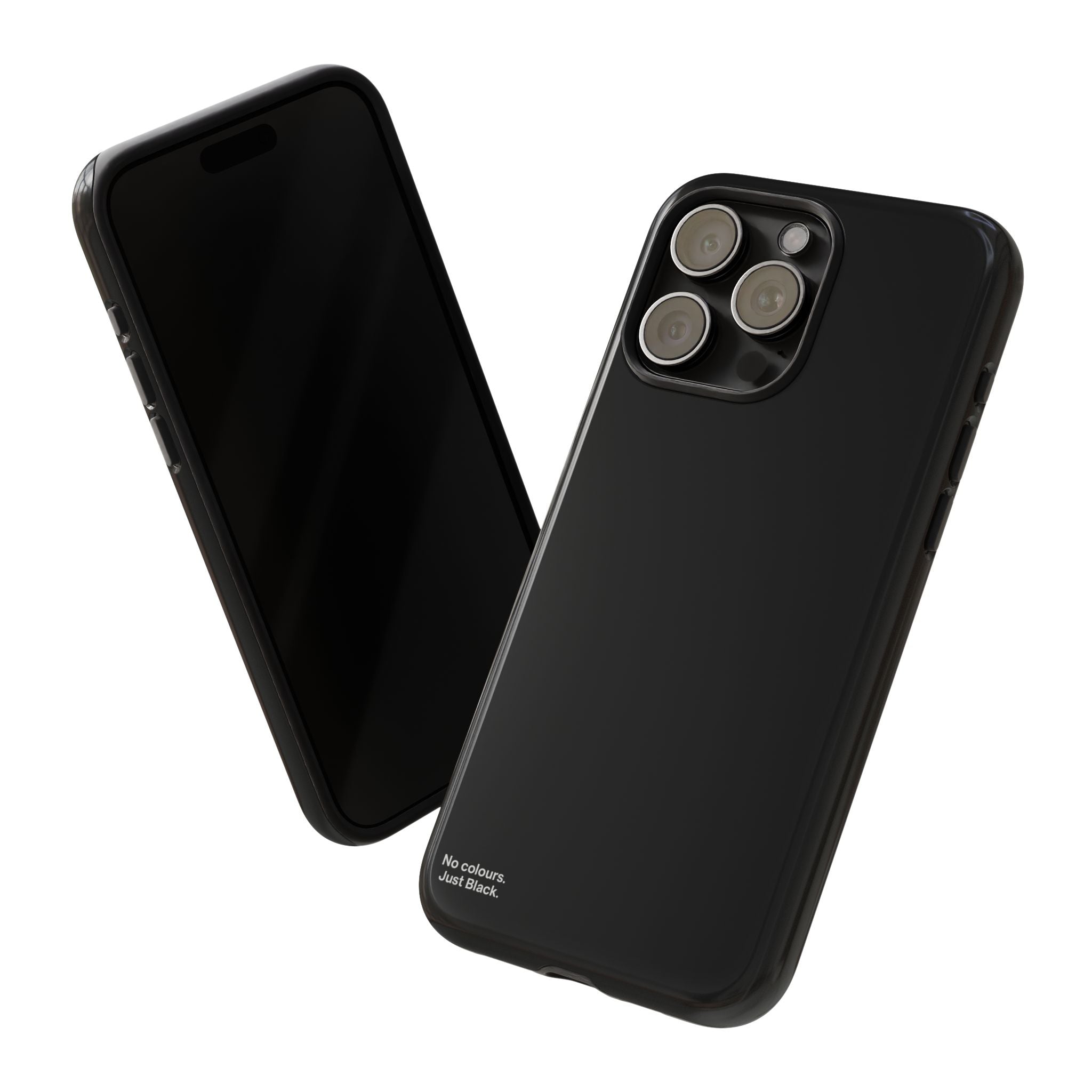 Minimalist Black Phone Case - INALLBLACK