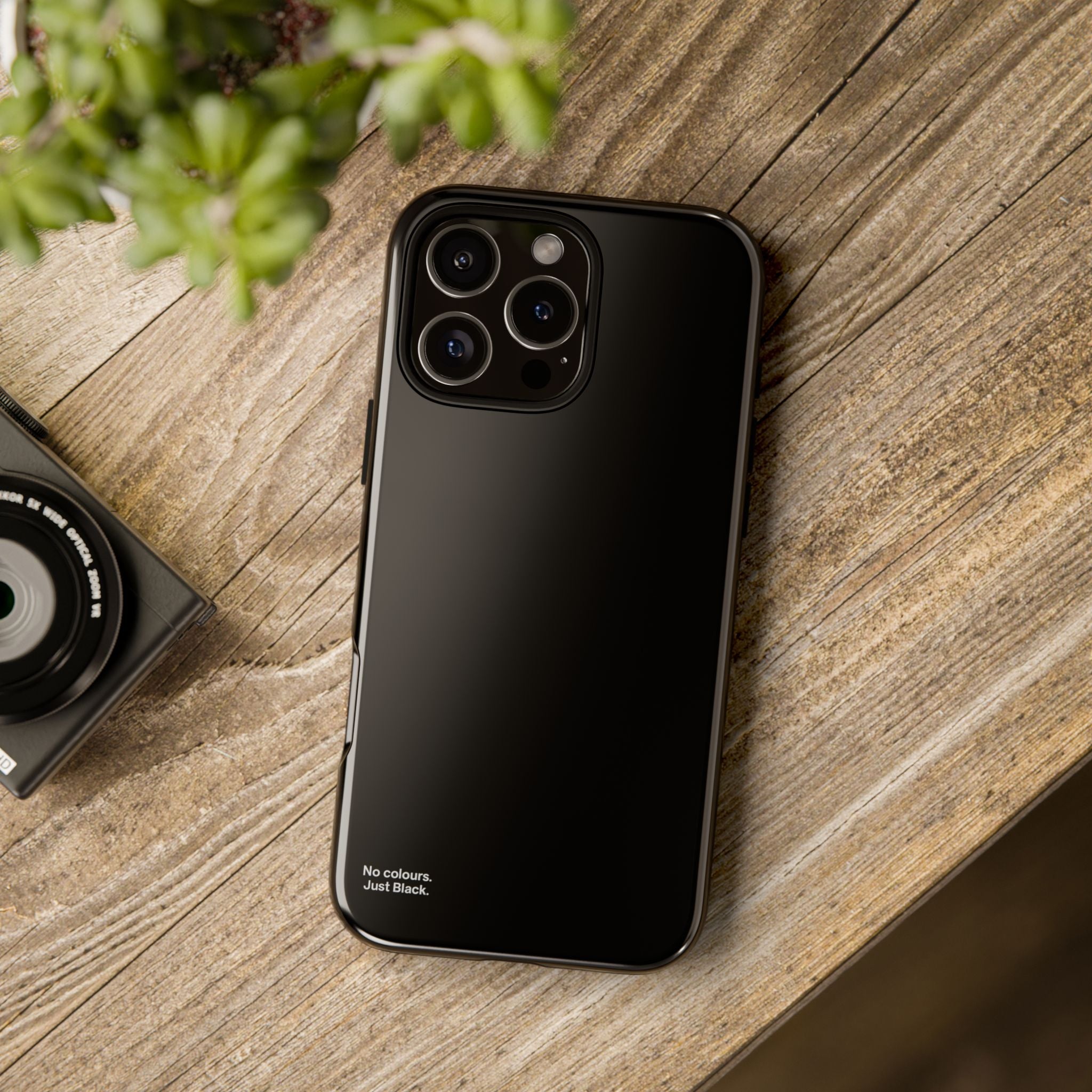 Minimalist Black Phone Case - INALLBLACK